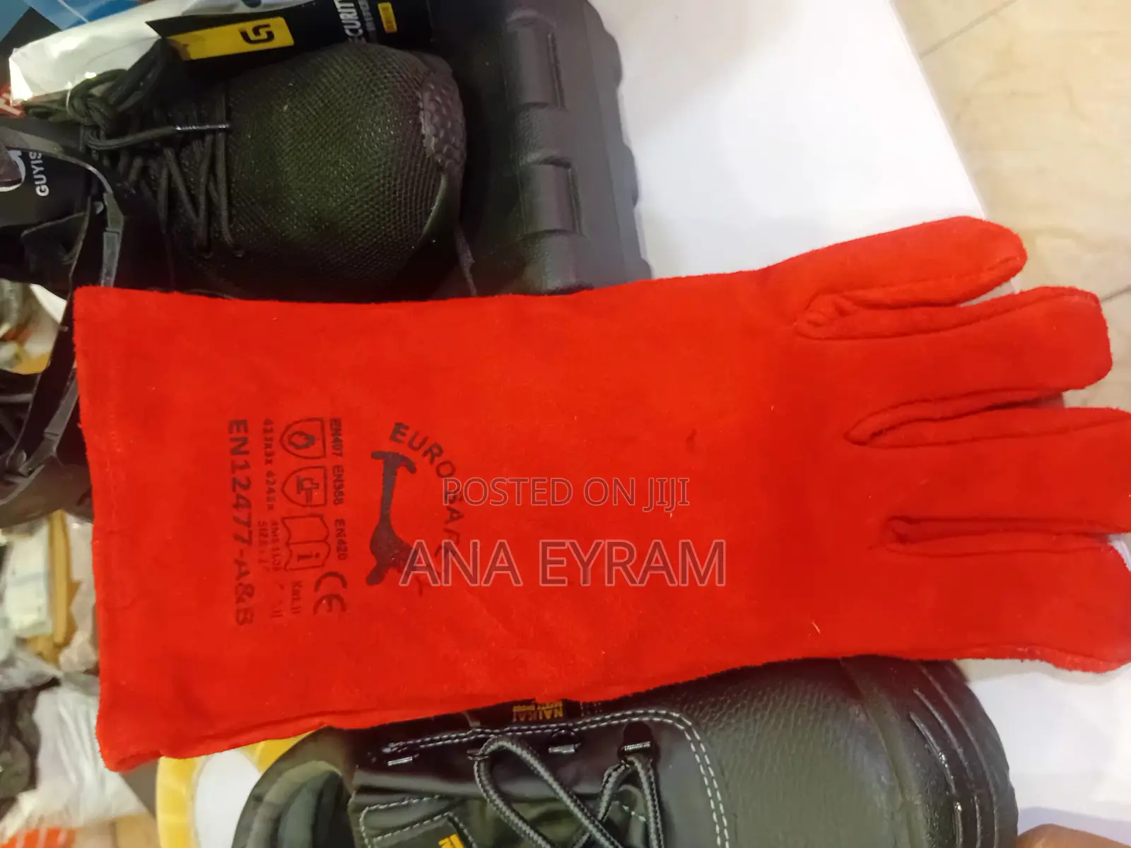 Red Leather Gloves