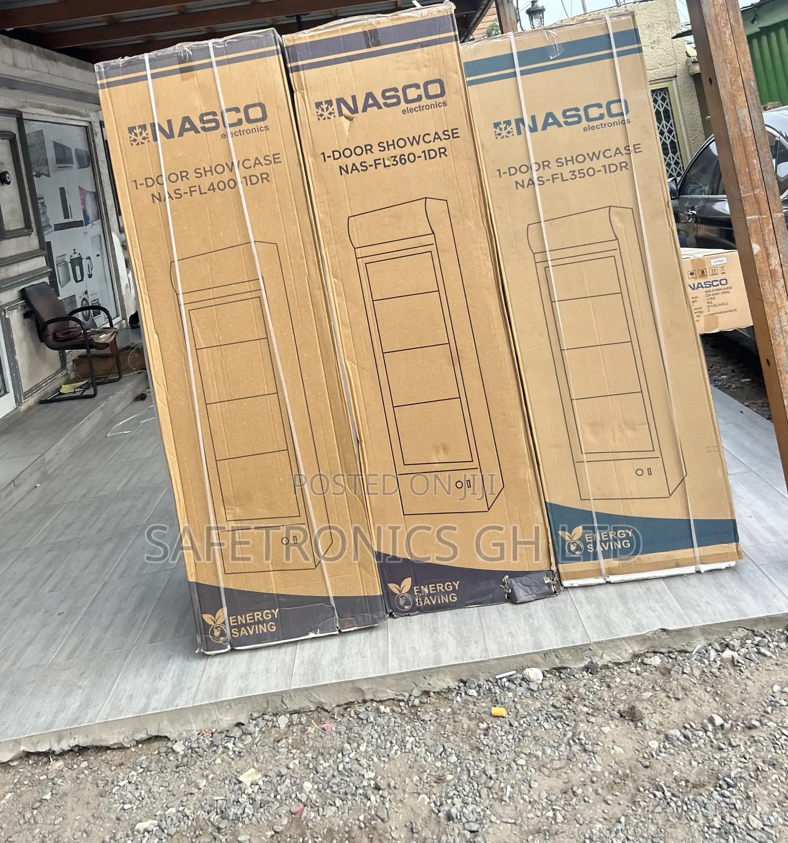 Essential New Nasco 288ltrs Single Door Display Fridge (Nas-Fl350-1dr)