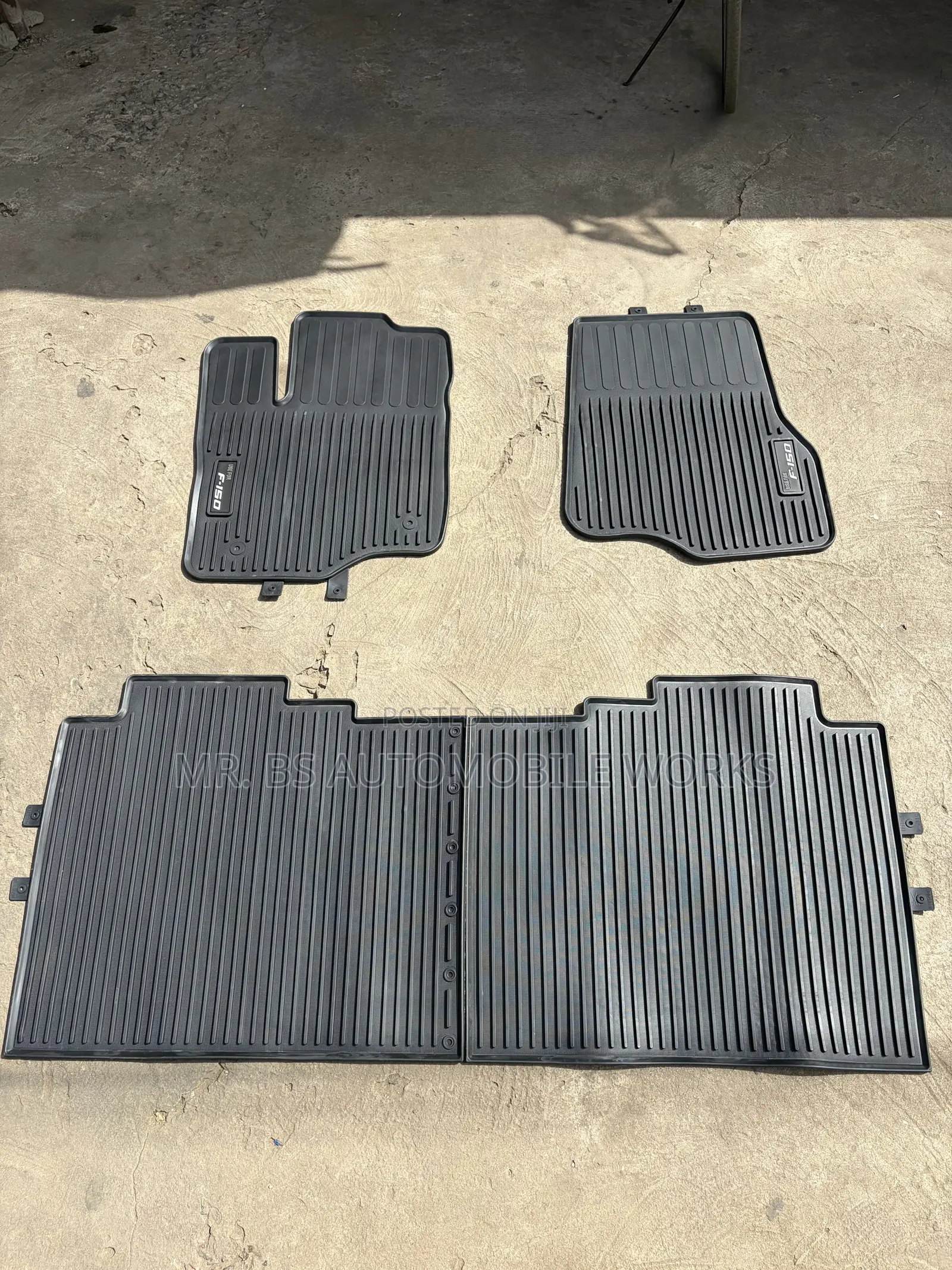 2d Ford F150 Floor Mats 2015 to 2025 Models