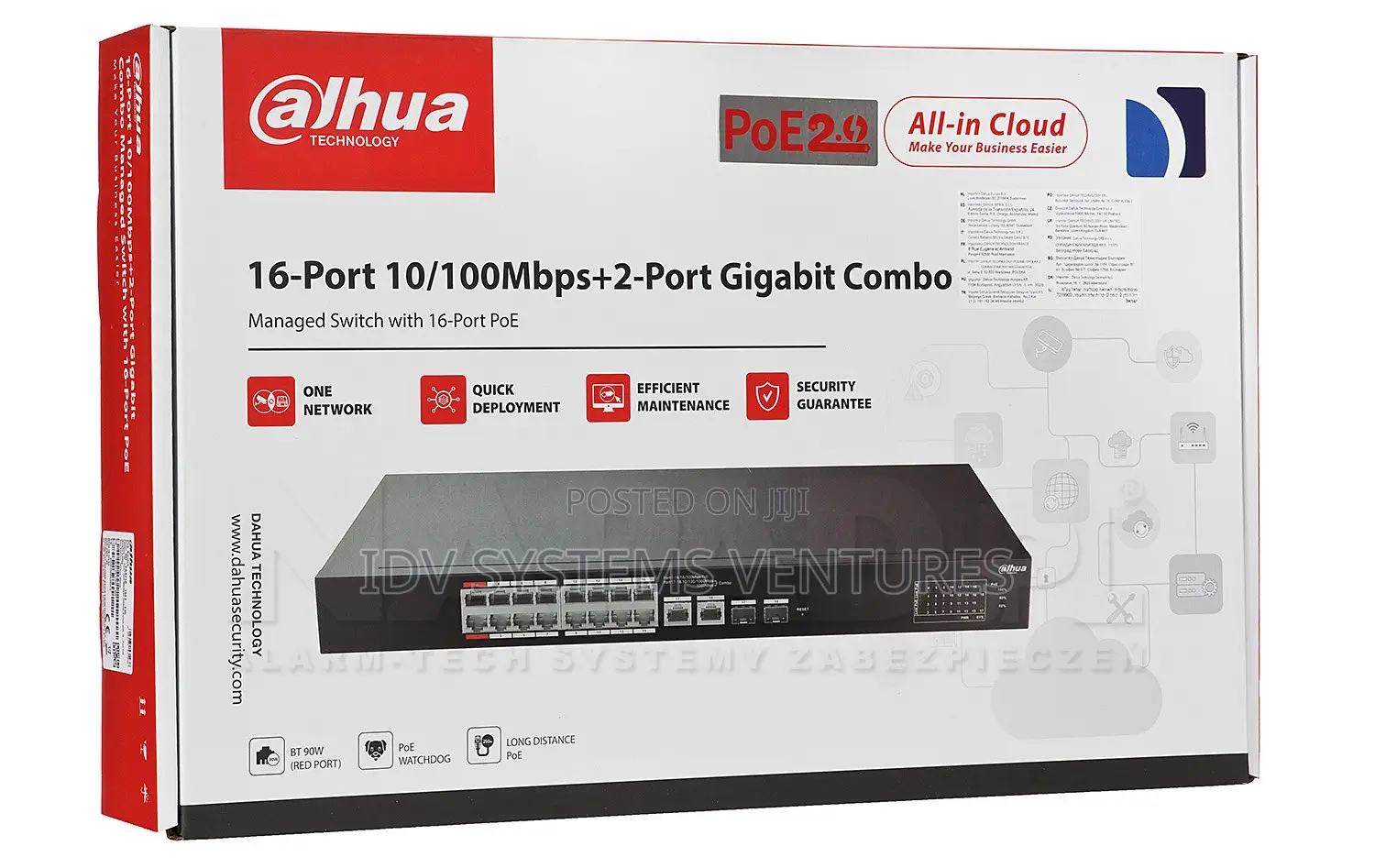16ch 240wcs4218-16et-240 Cloud Managed Desktop Switch With 16-Port Poe