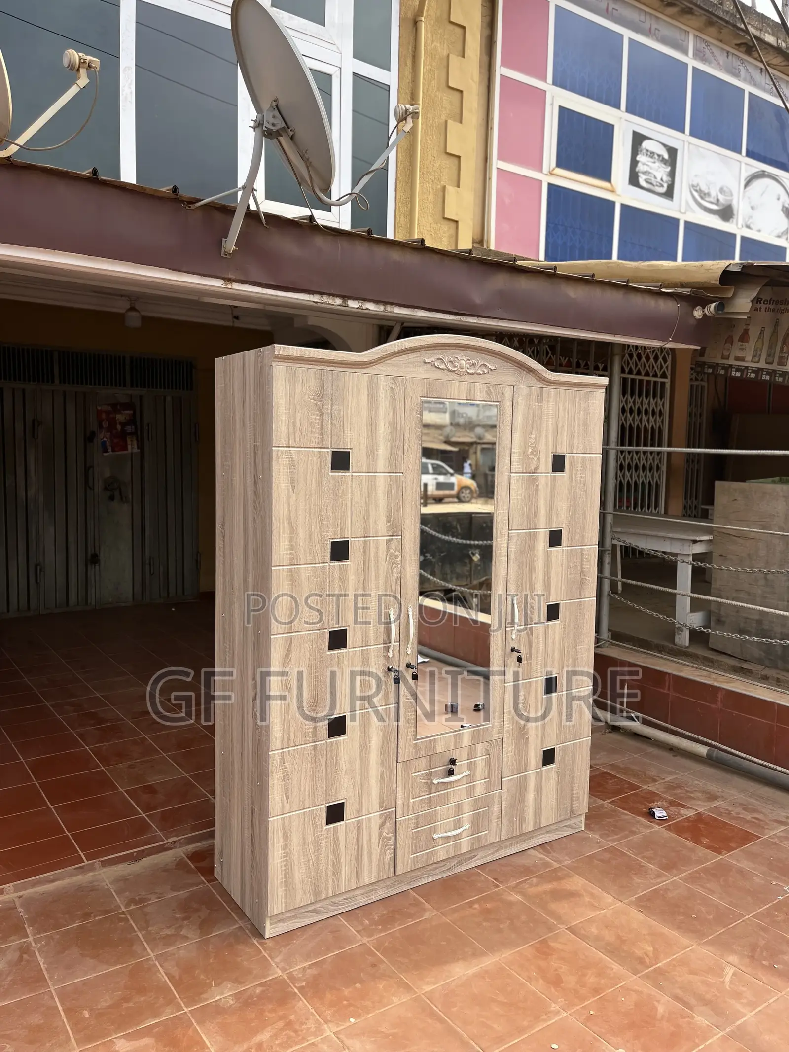 Three-Door Wardrobe