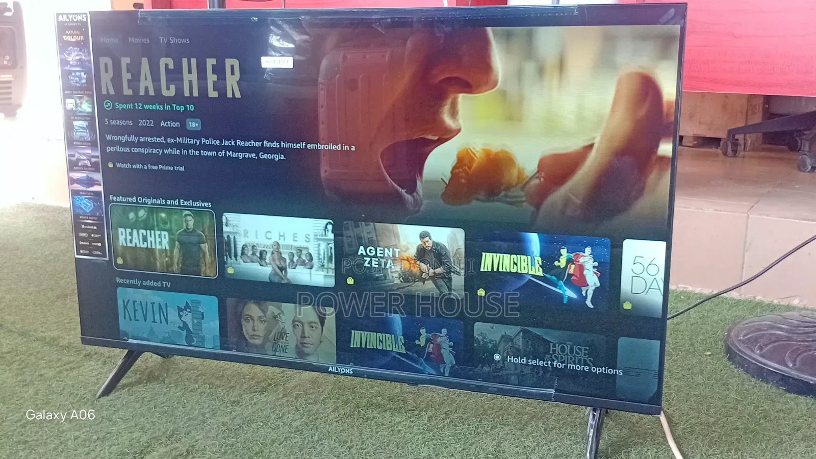 Ailyons 43 Inch Frameless Smart TVS 43