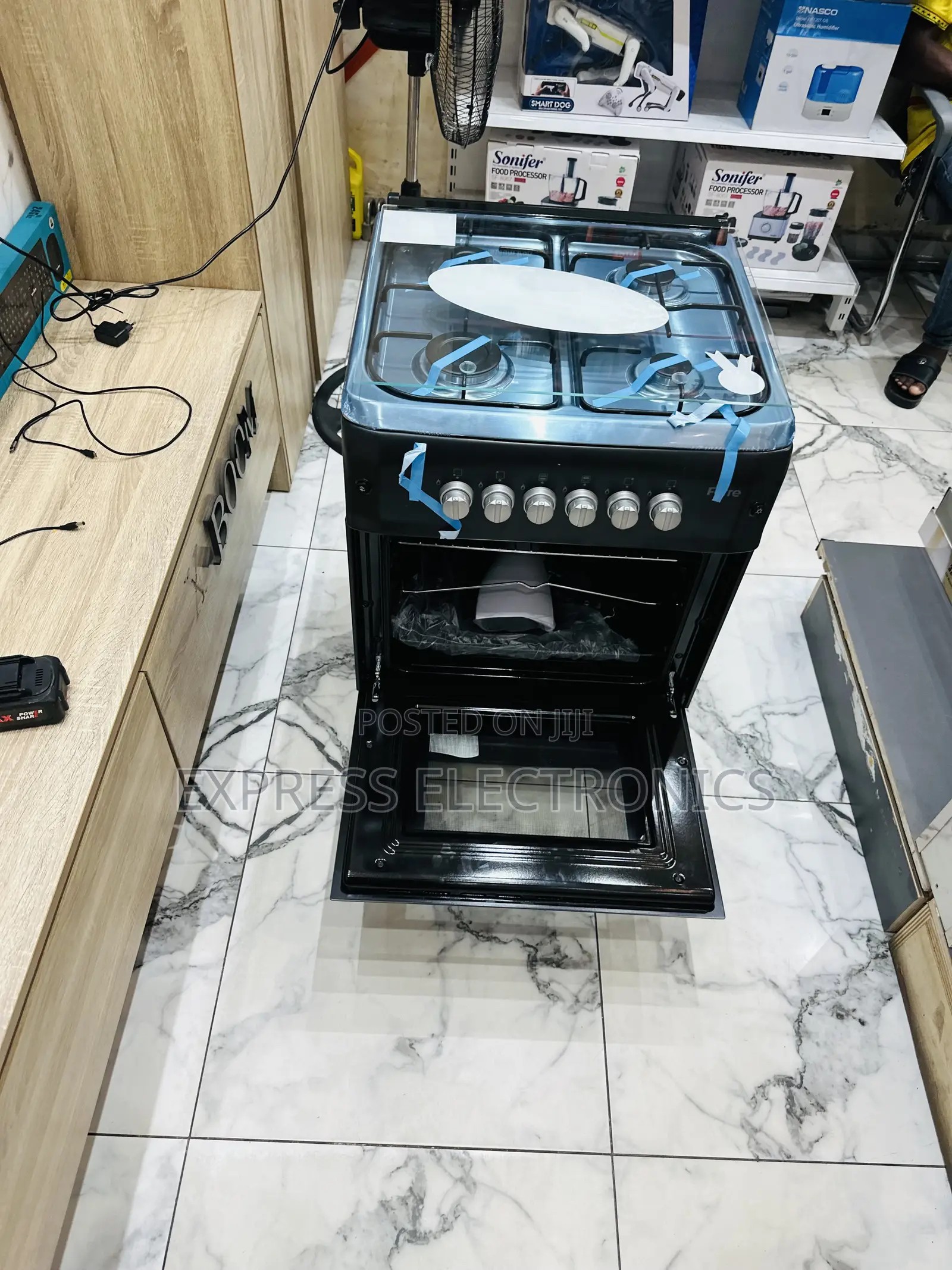 Available Now at Store Midea Gas Cooker Oven 4b 60/60