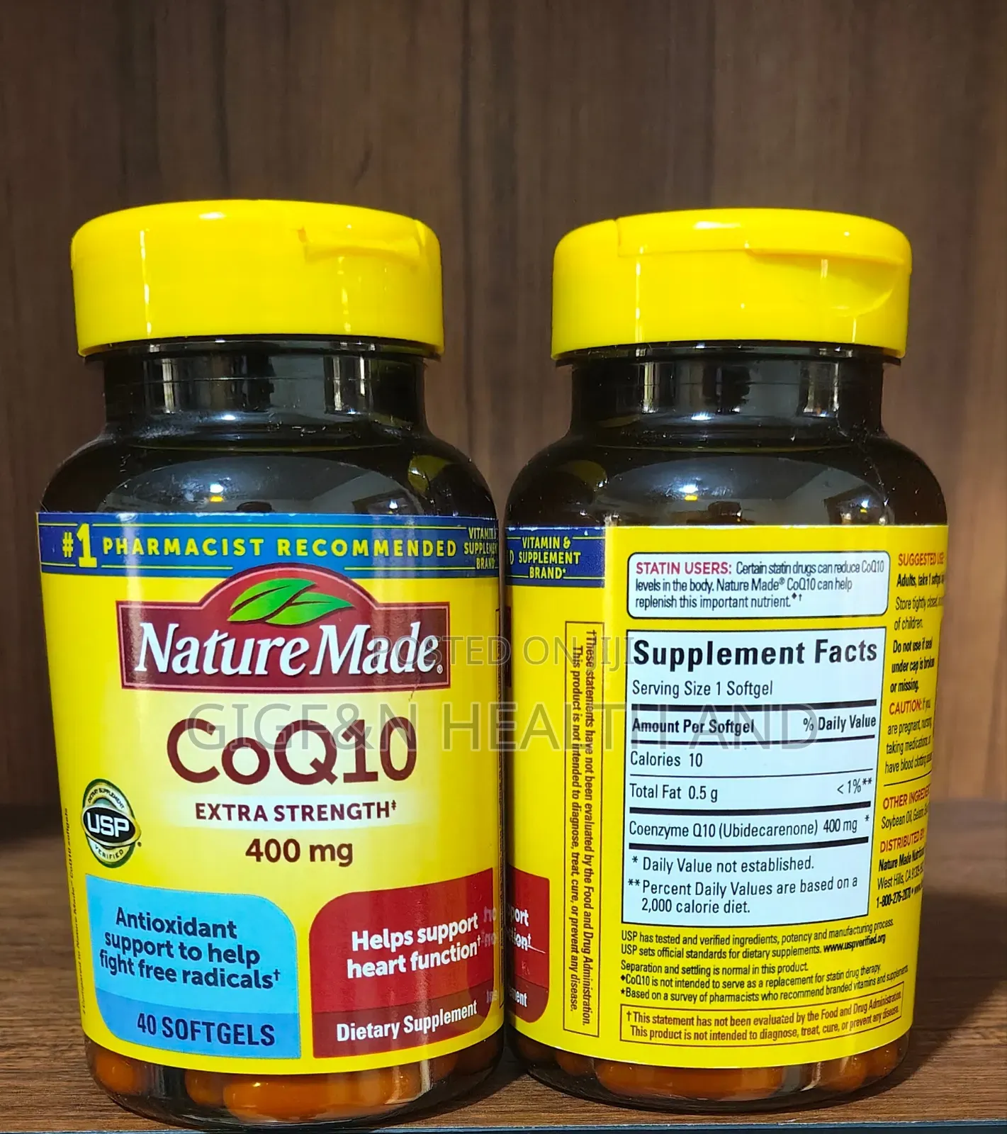 Coq10 400mg, 40 Softgel- 2028expiry