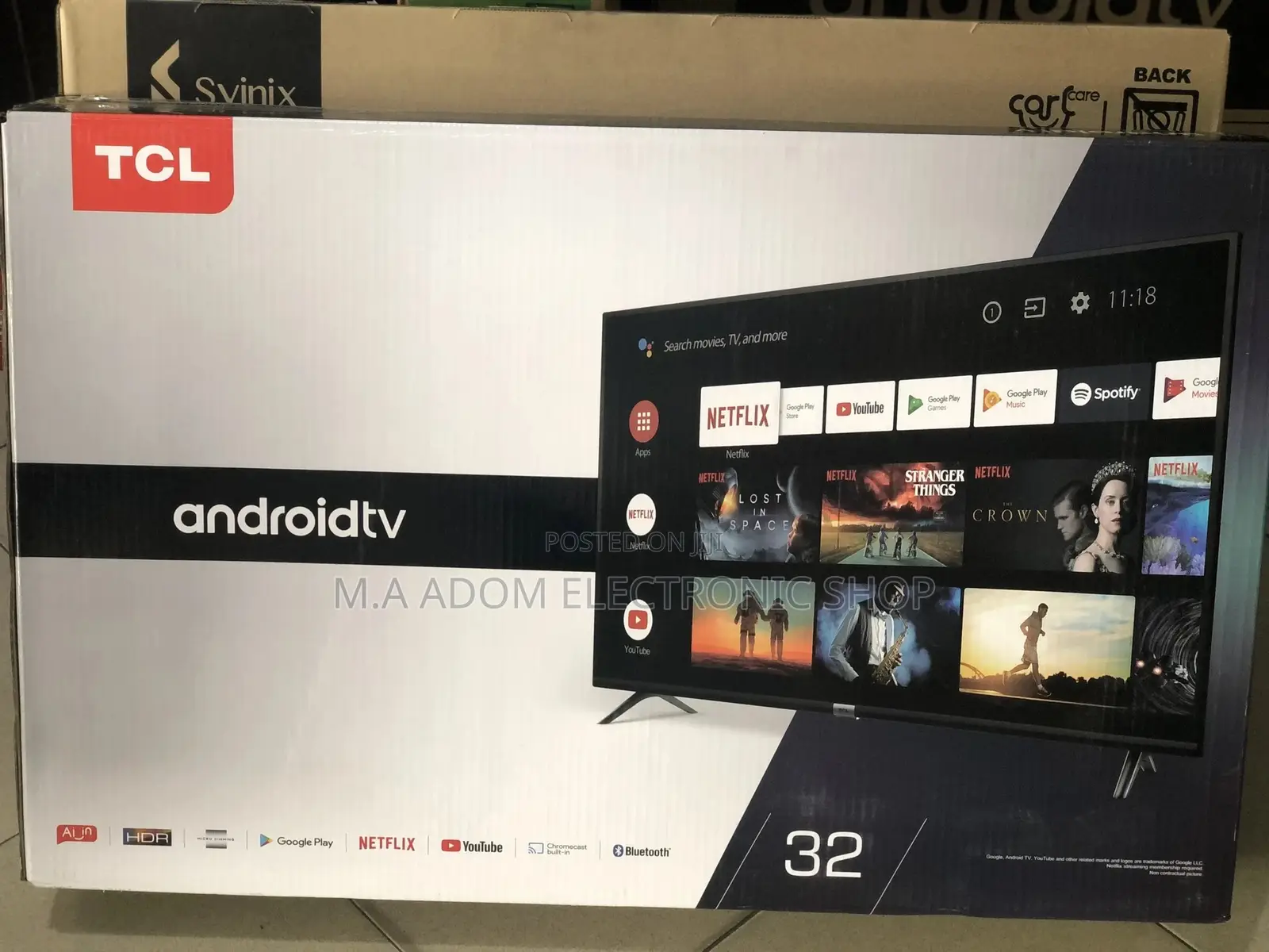 Brand New Tcl 32”Smart Android Satellite Led Tv