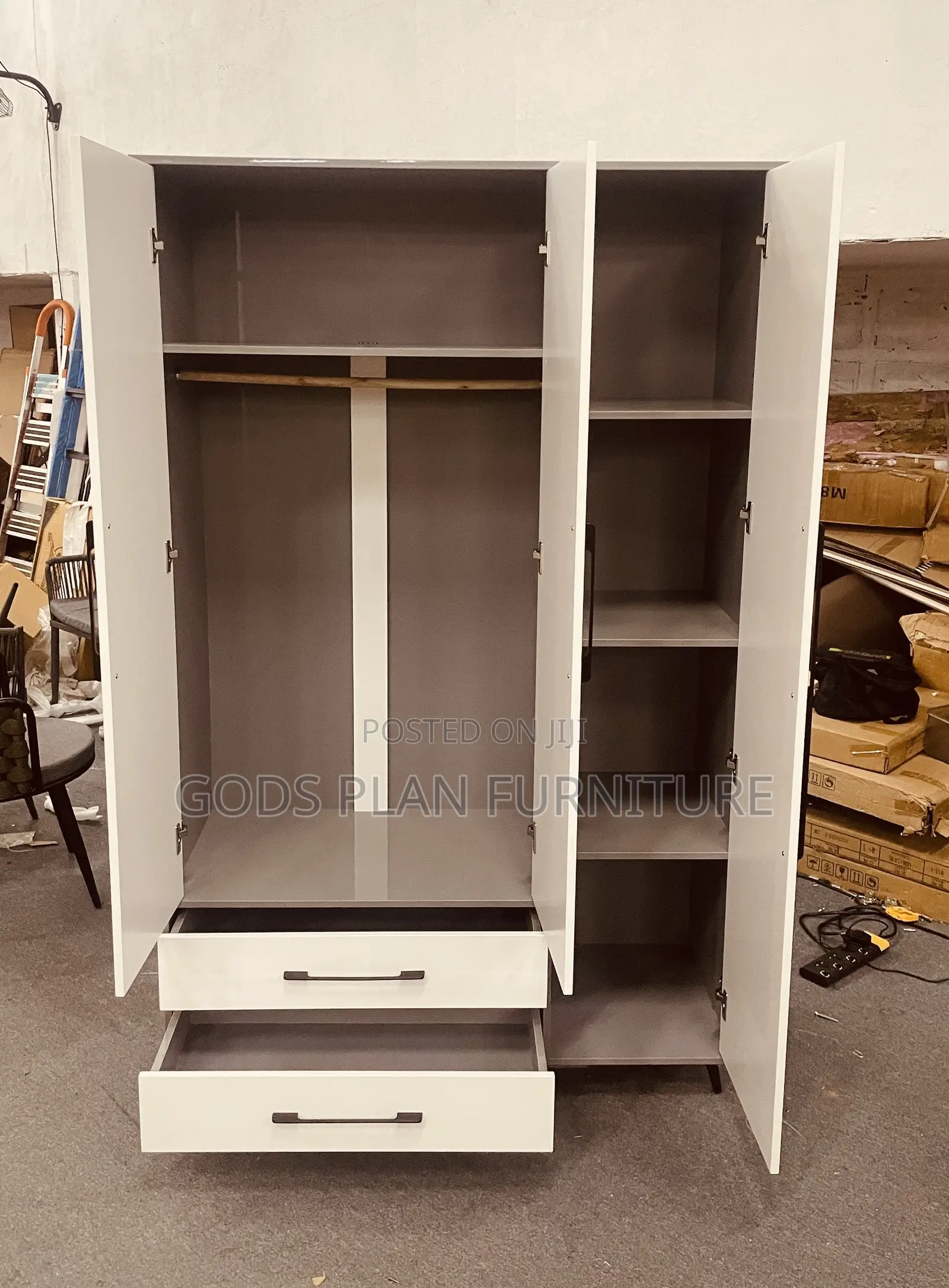 Wooden Wardrobe ( W053)