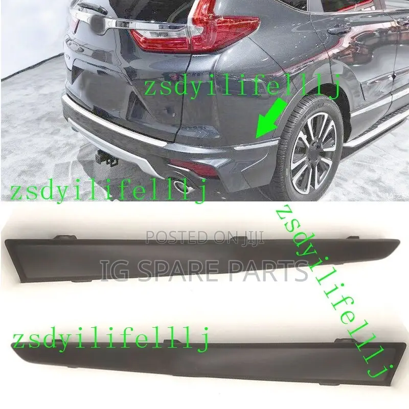 Honda CRV 2017-2022 Rear Bumper Stripe Black
