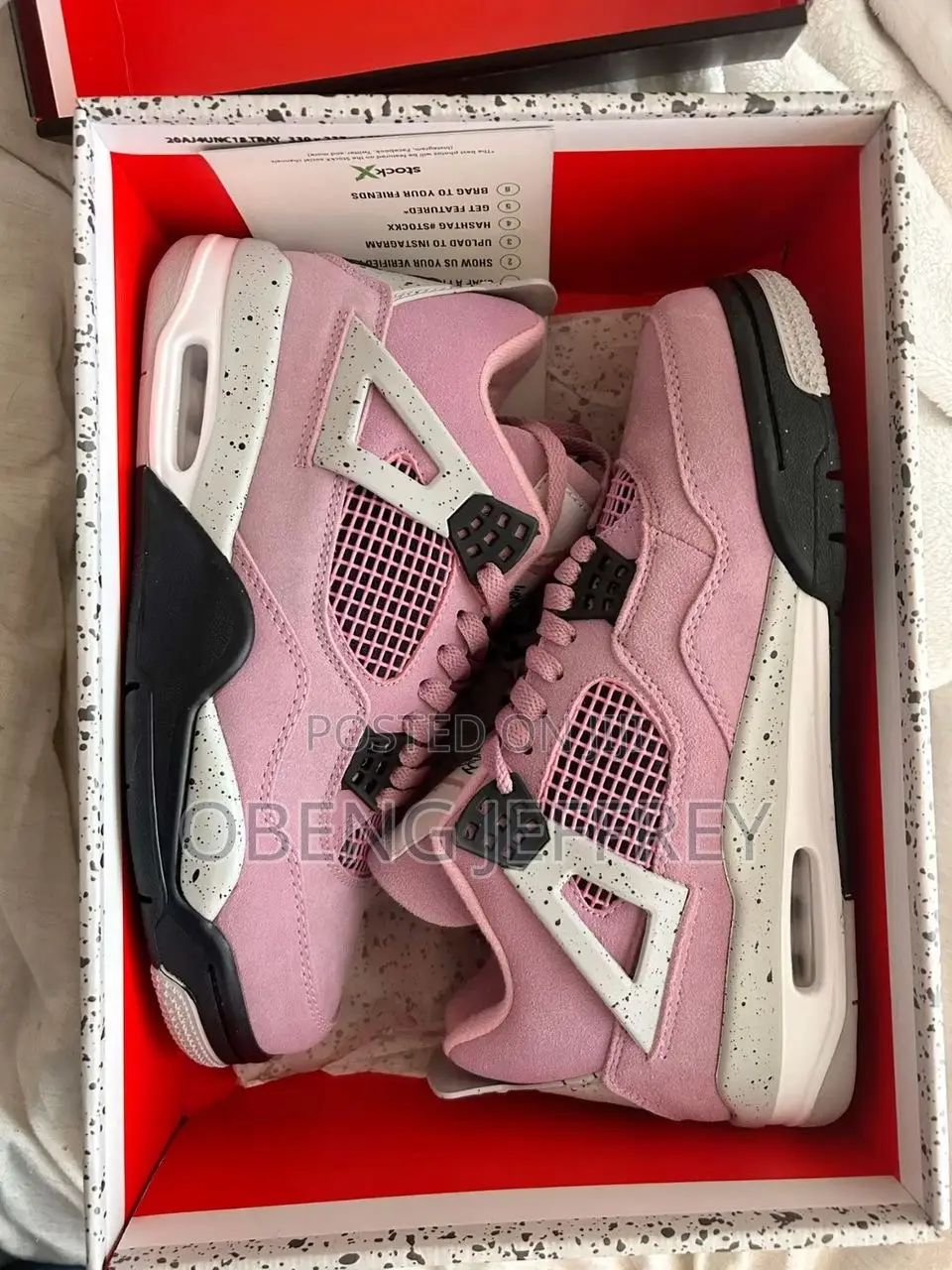 Original Jordan 4 Retro Orchid Pink
