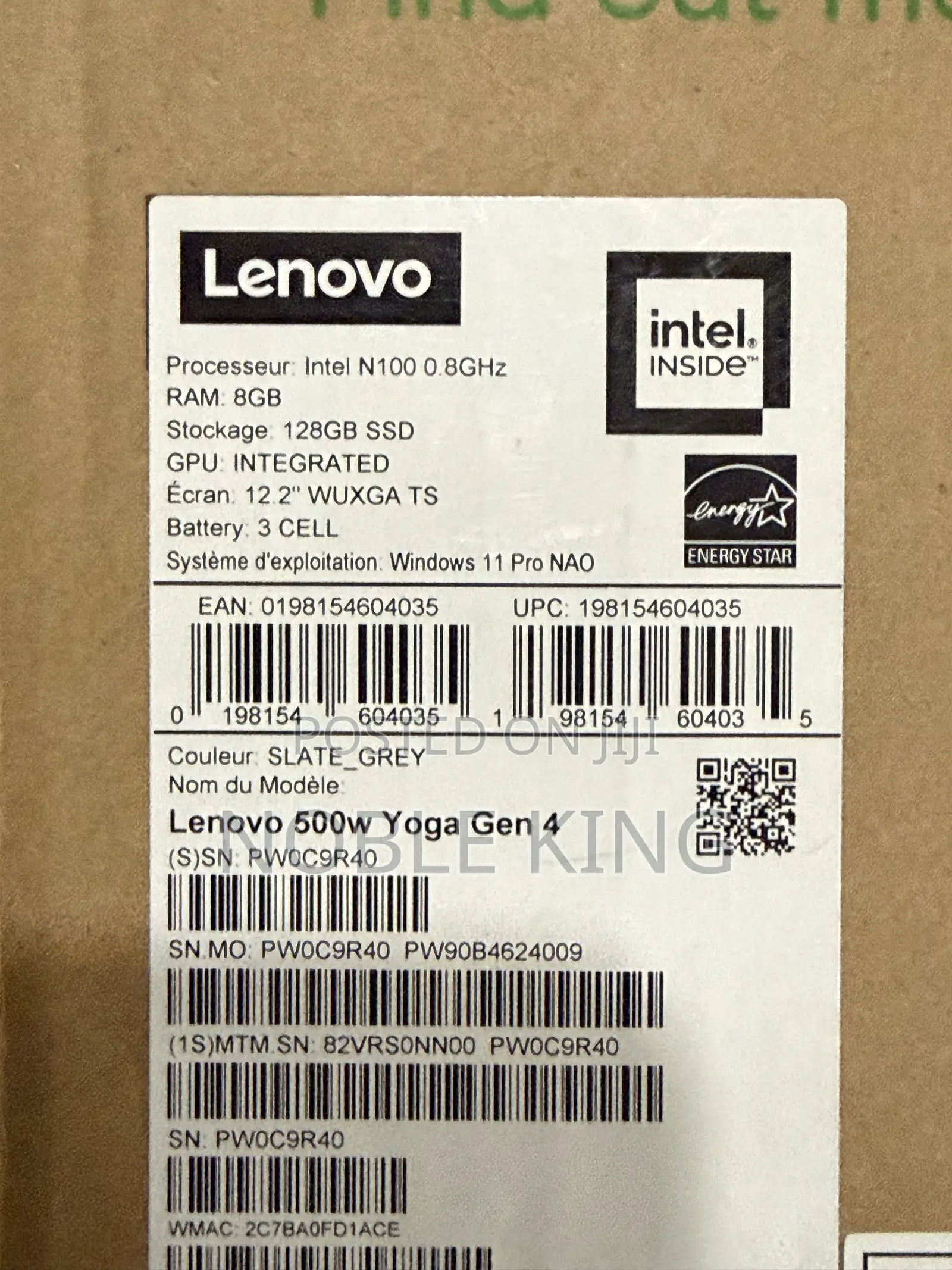 New Laptop Lenovo Yoga 700 8GB SSD 128GB