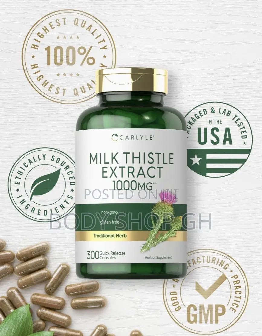 Carlyle Milk Thistle | 300 Capsules | - Healthy Liver Formula