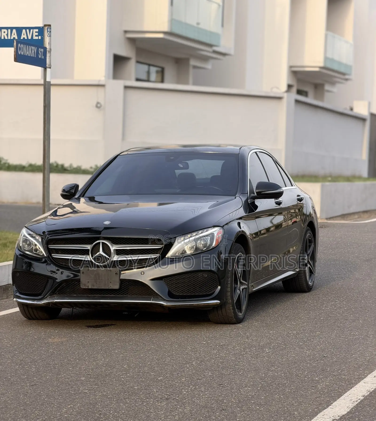 Mercedes-Benz C300 Luxury 4Matic Sedan AWD (2.0L 4cyl 7A) 2016 Black