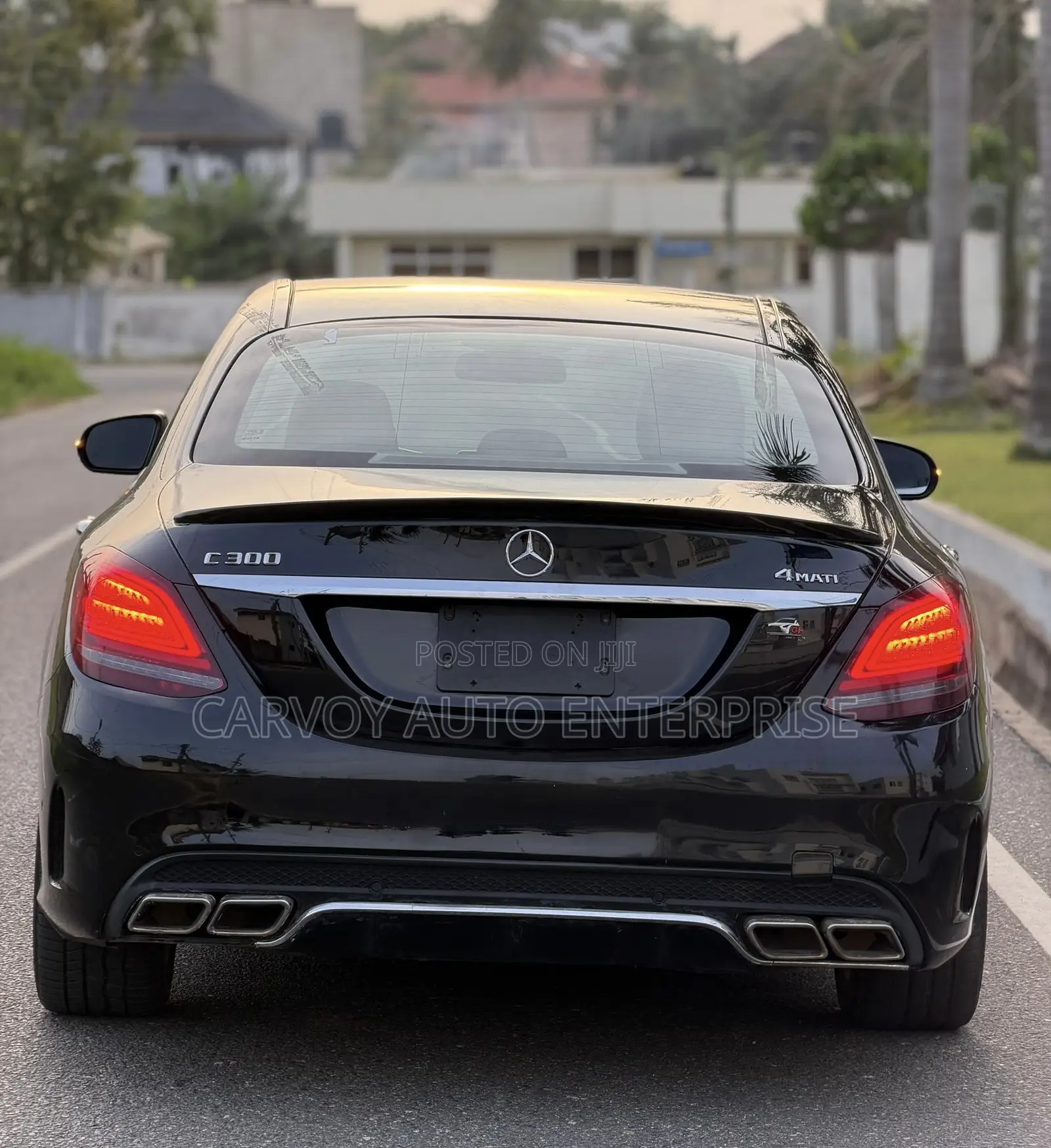 Mercedes-Benz C300 Luxury 4Matic Sedan AWD (2.0L 4cyl 7A) 2016 Black