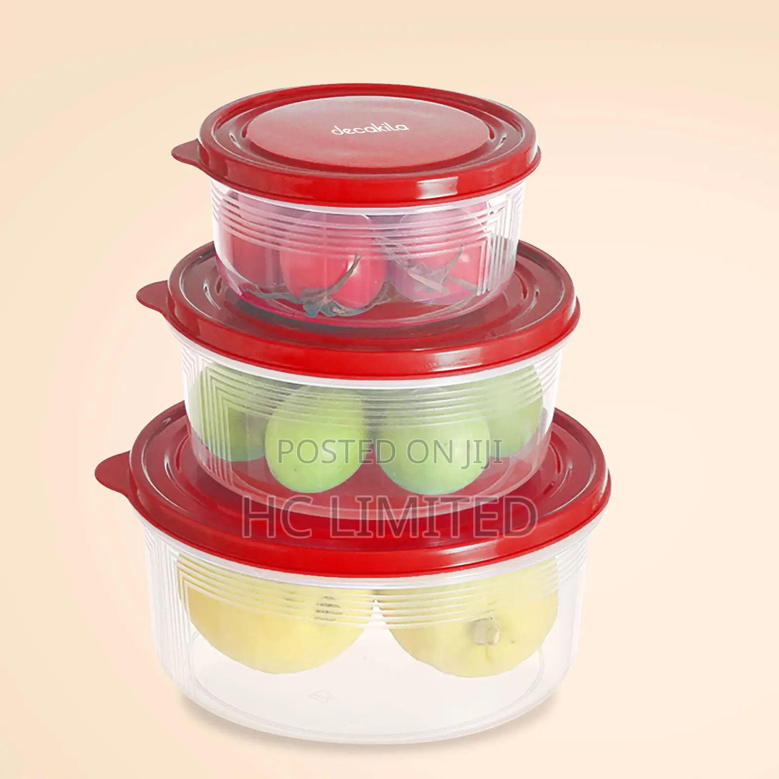 Decakila Food Container Set of 3 - Kmtt121r