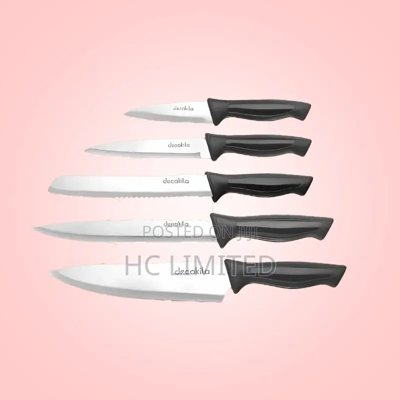 Decakila 5 PCS Kitchen Knife Set - Kmtt110b