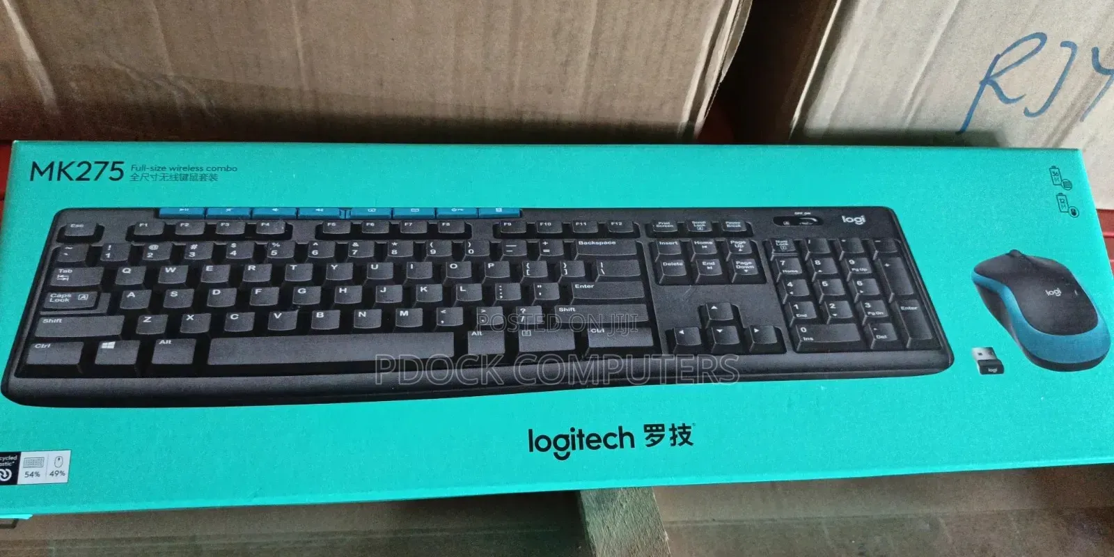 Logitech MK275 Wireless Keyboard and Mouse, Original