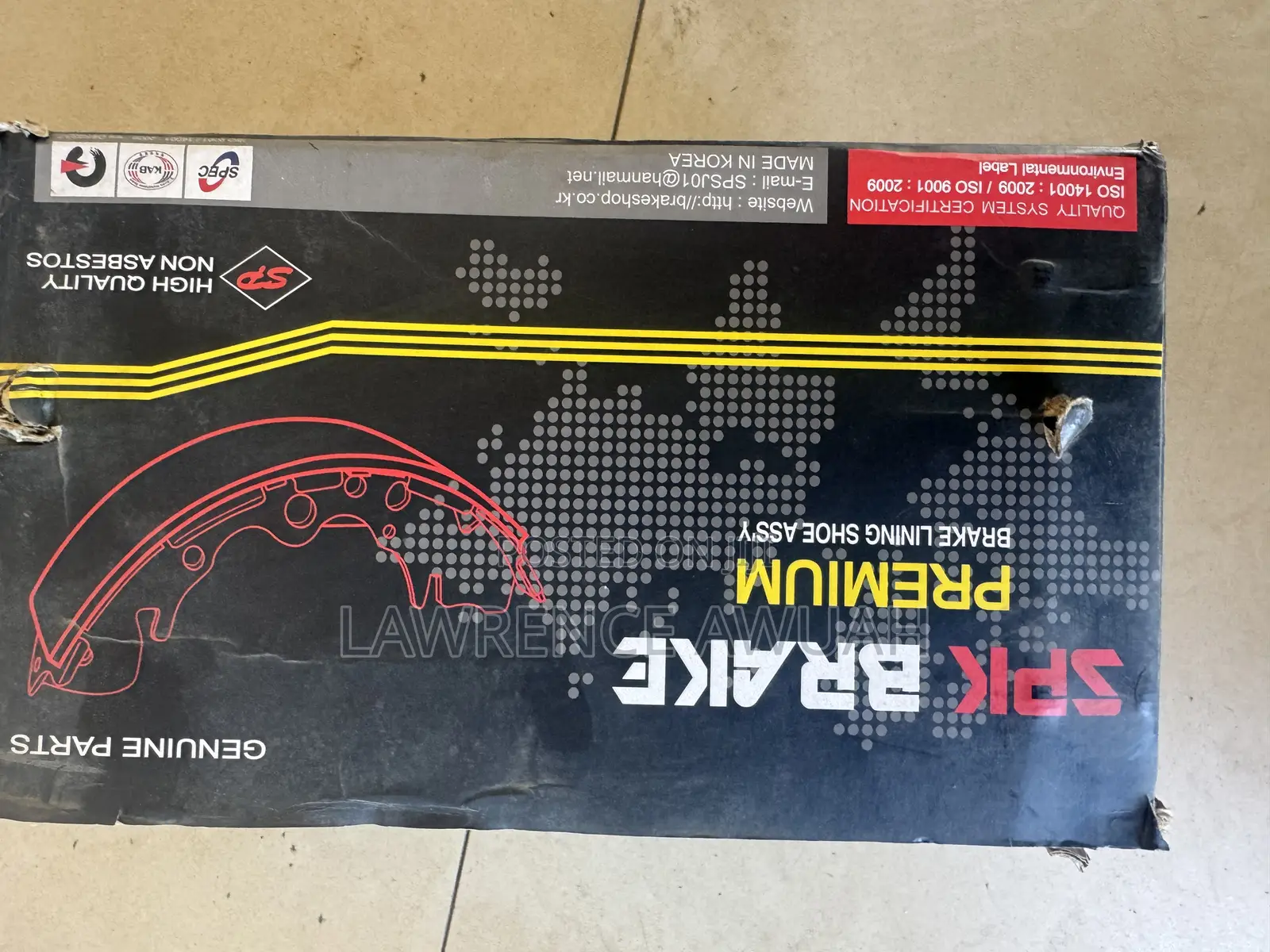Hyundai Starex, H1, Grace H200 Original Rear Brake Shoes