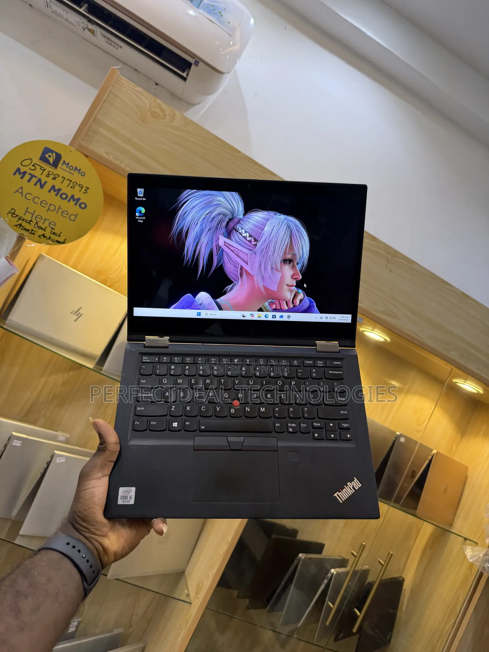 New Laptop Lenovo ThinkPad x13 Yoga 8GB Intel Core i5 SSD 256GB