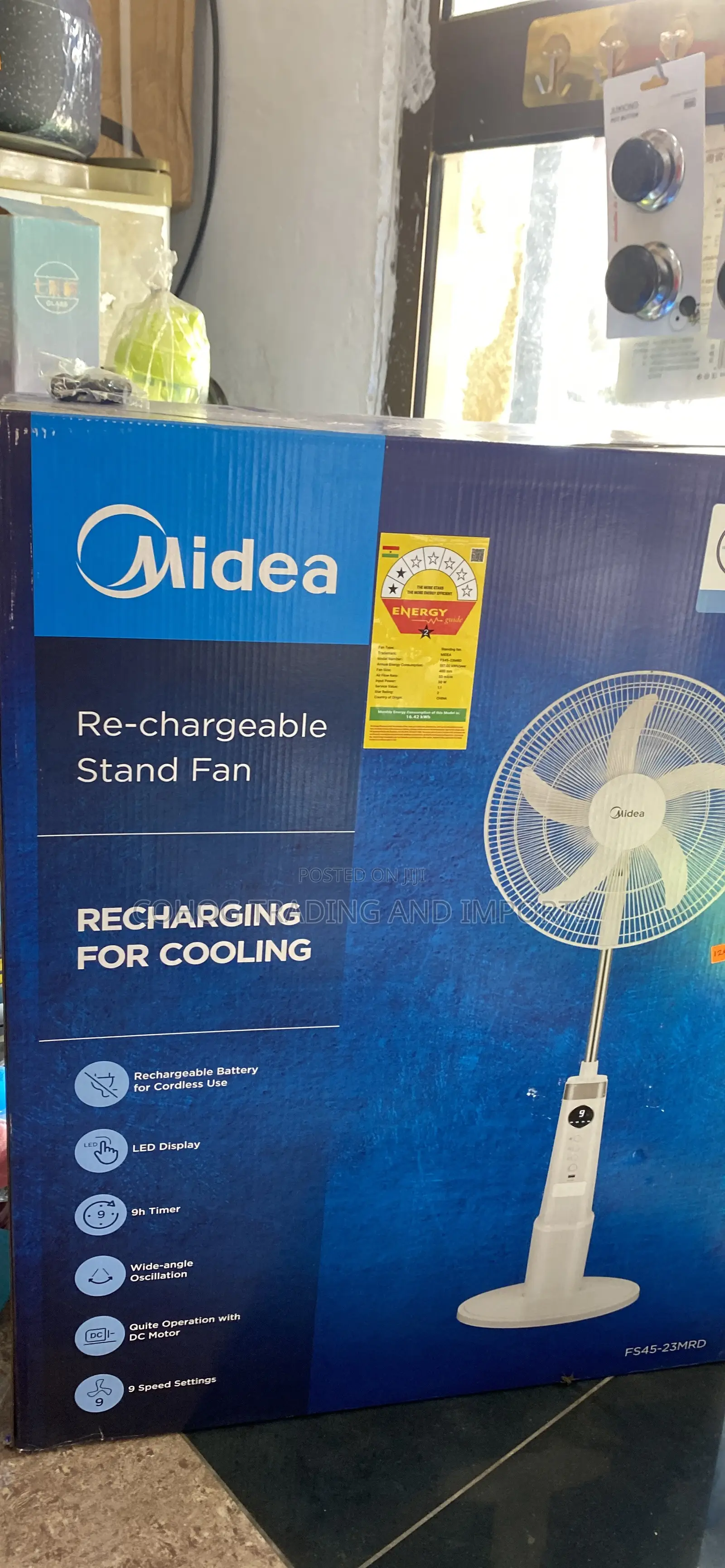 Midea Rechargeable Fan