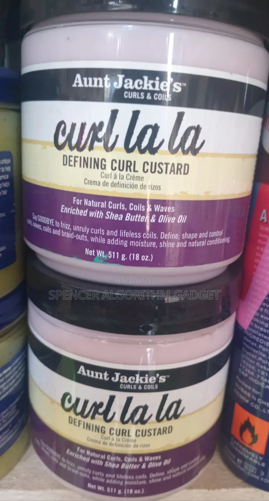 Aunt Jackie's Curl La La – Defining Curl Custard 511g