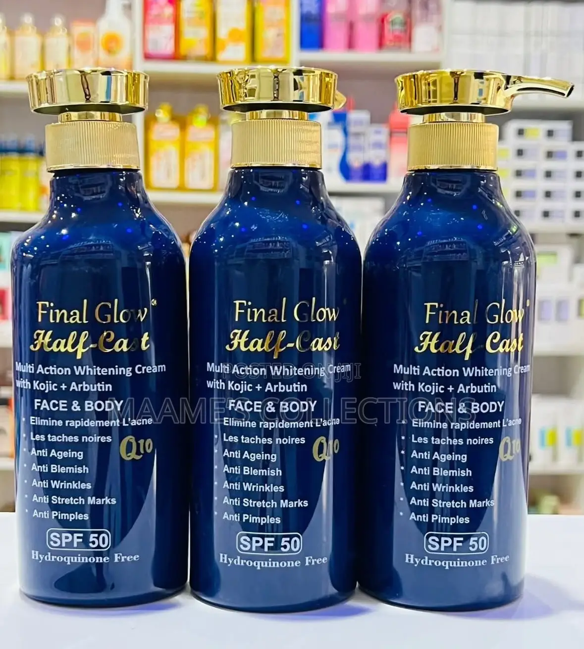 Final Glow Half Cast Face and Body Lotions