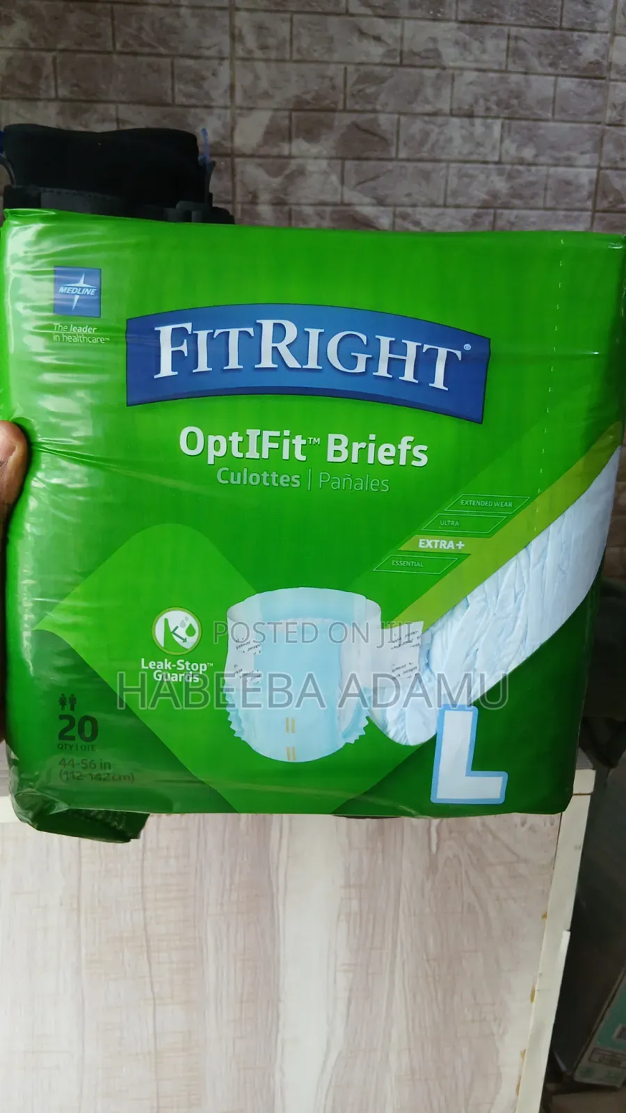 Fitright Adult Diapers M