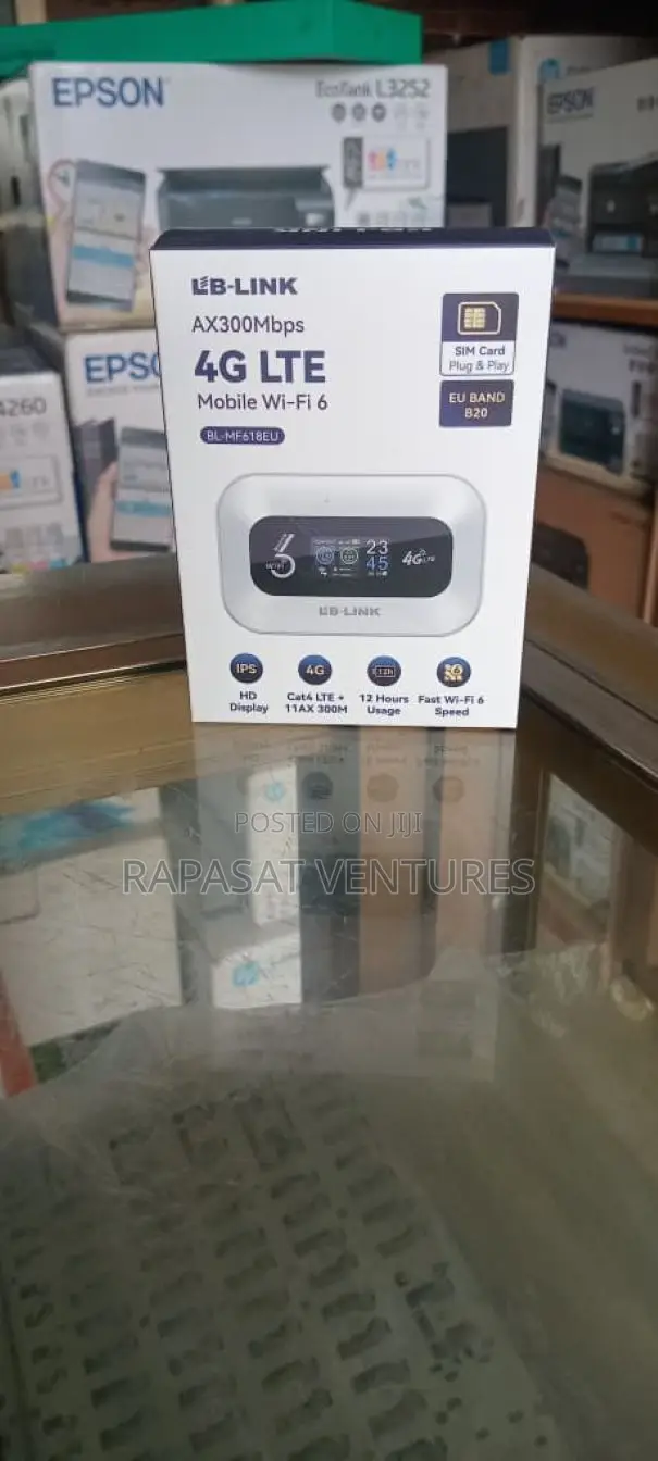 Lb-Link Bl-Mf618eu Ax300mbps 4g Mobile Wi-Fi 6
