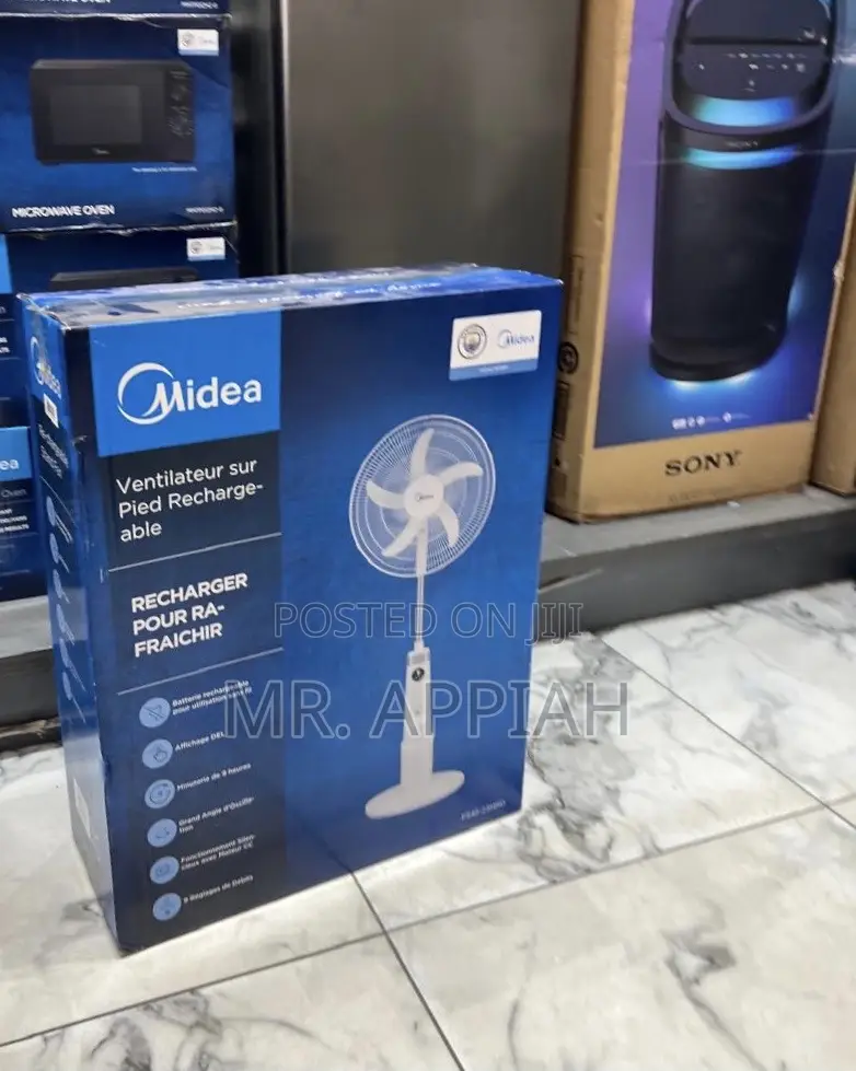 Choose Midea 18 Inches Standing Fan(White) 