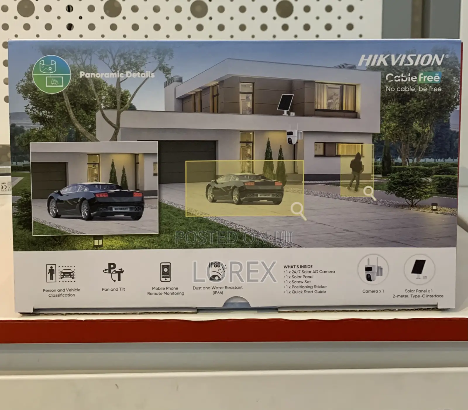 Hikvision Solar 4g Camera Full Color Sp8 Dual Lens Aov Ds-2cfsp8-D/4g