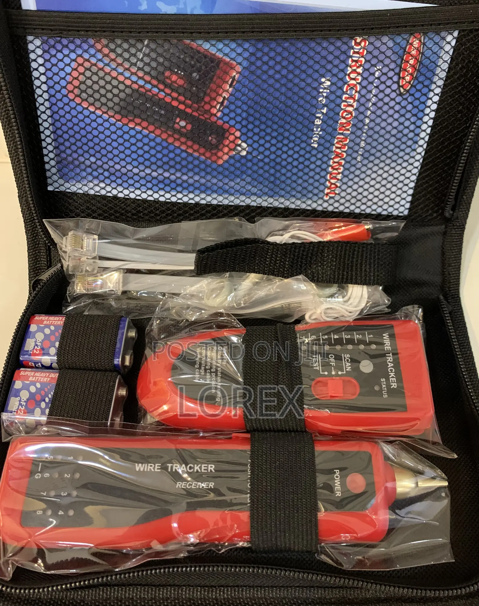 Network Cable Tracer or Tracker and All in One Tester With Battery
