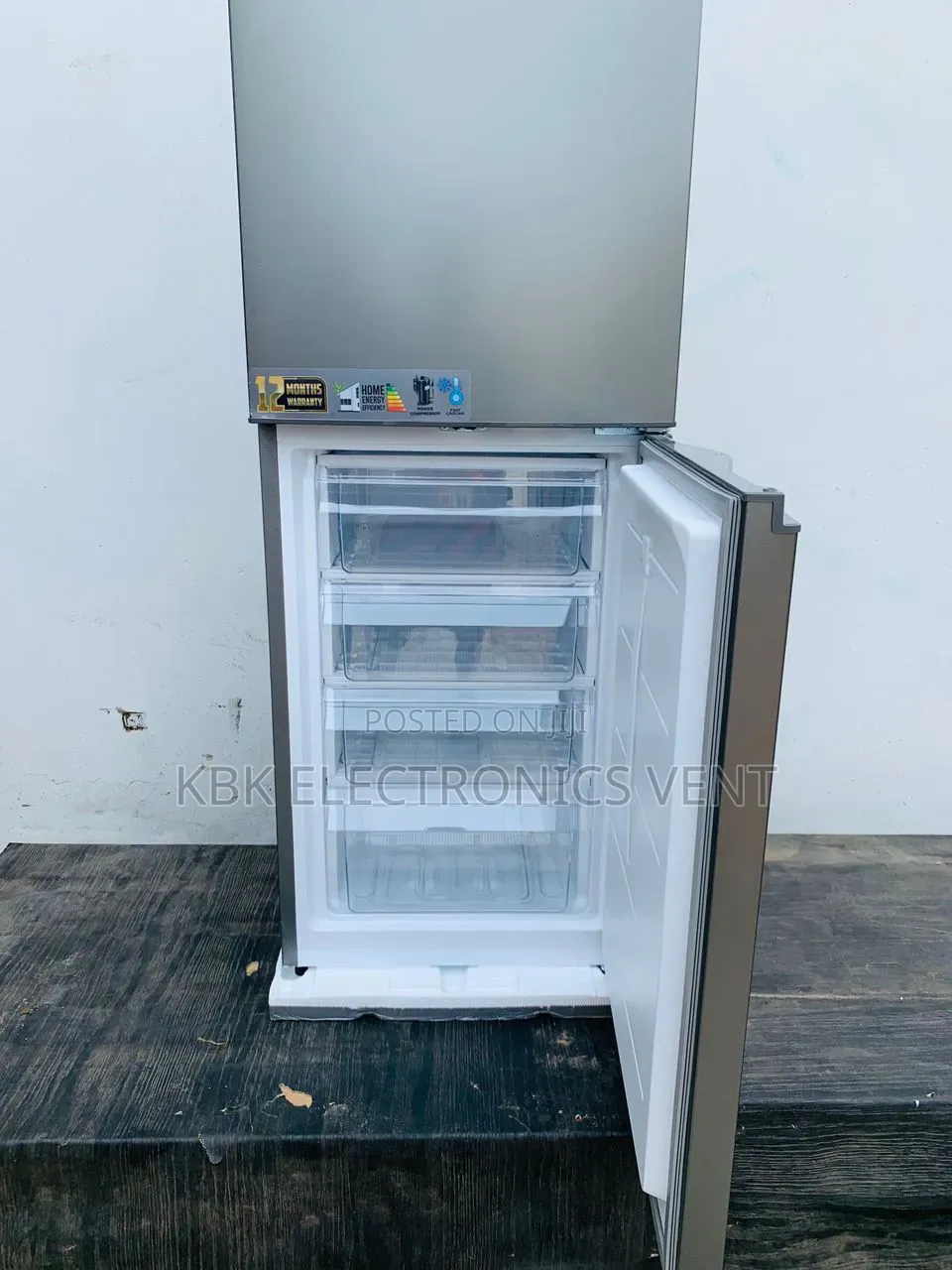 Zara 258liters Double Door Refrigerator Bottom Freezer
