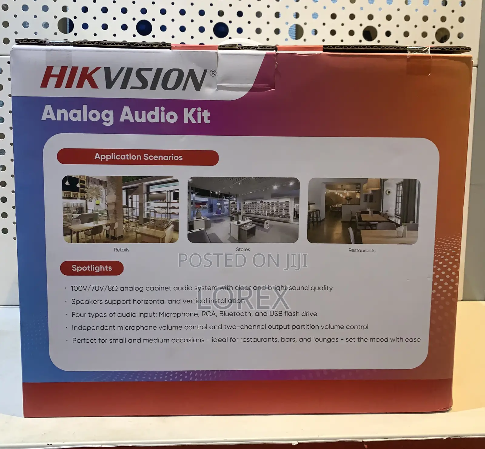 Hikvision Analog Audio Kit With 60w Analog Amplifier Ds-Qae0ka60120-2