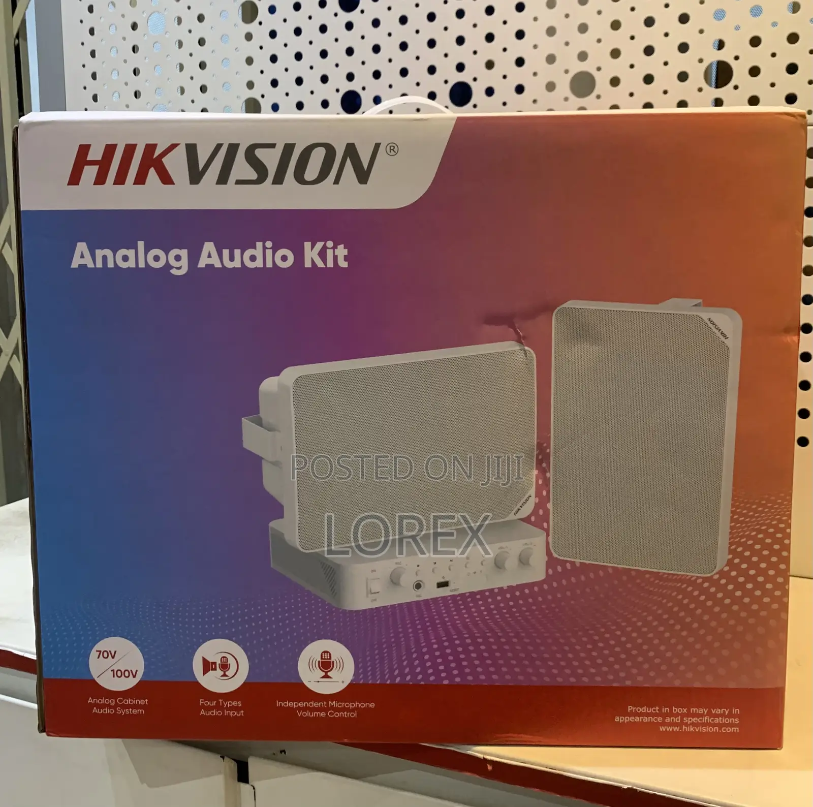 Hikvision Analog Audio Kit With 60w Analog Amplifier Ds-Qae0ka60120-2