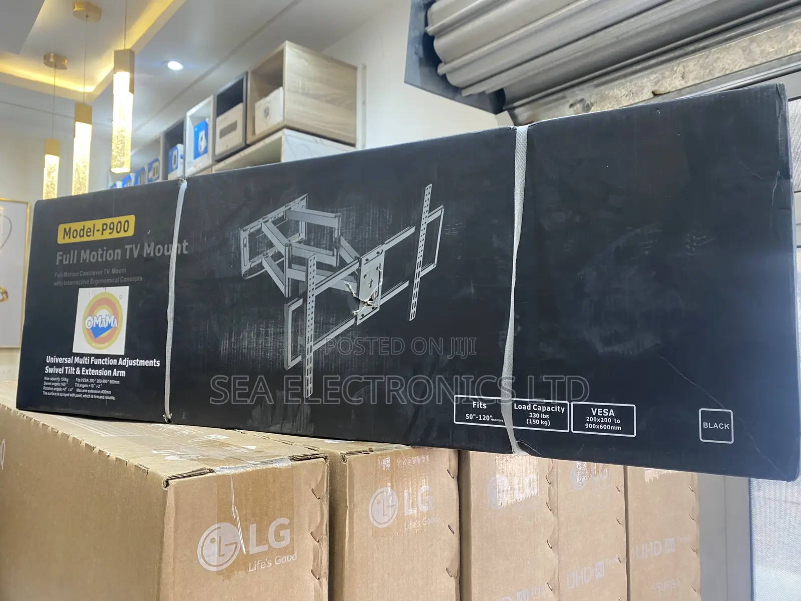 Heavy-Duty Large-Screen Full-Motion Tv Wall Mount for 60 to 120 Inches