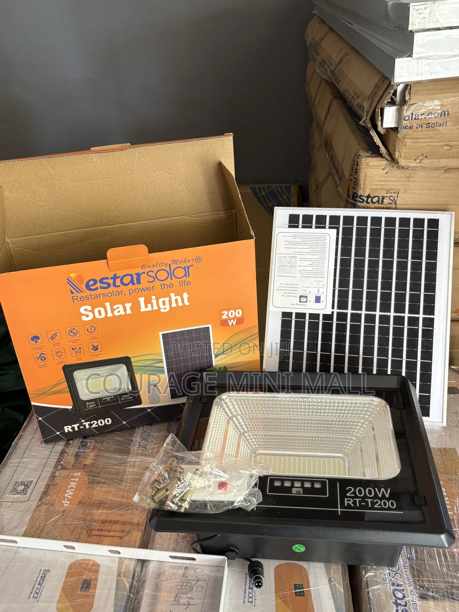High Quality Restar Solar Light 200w