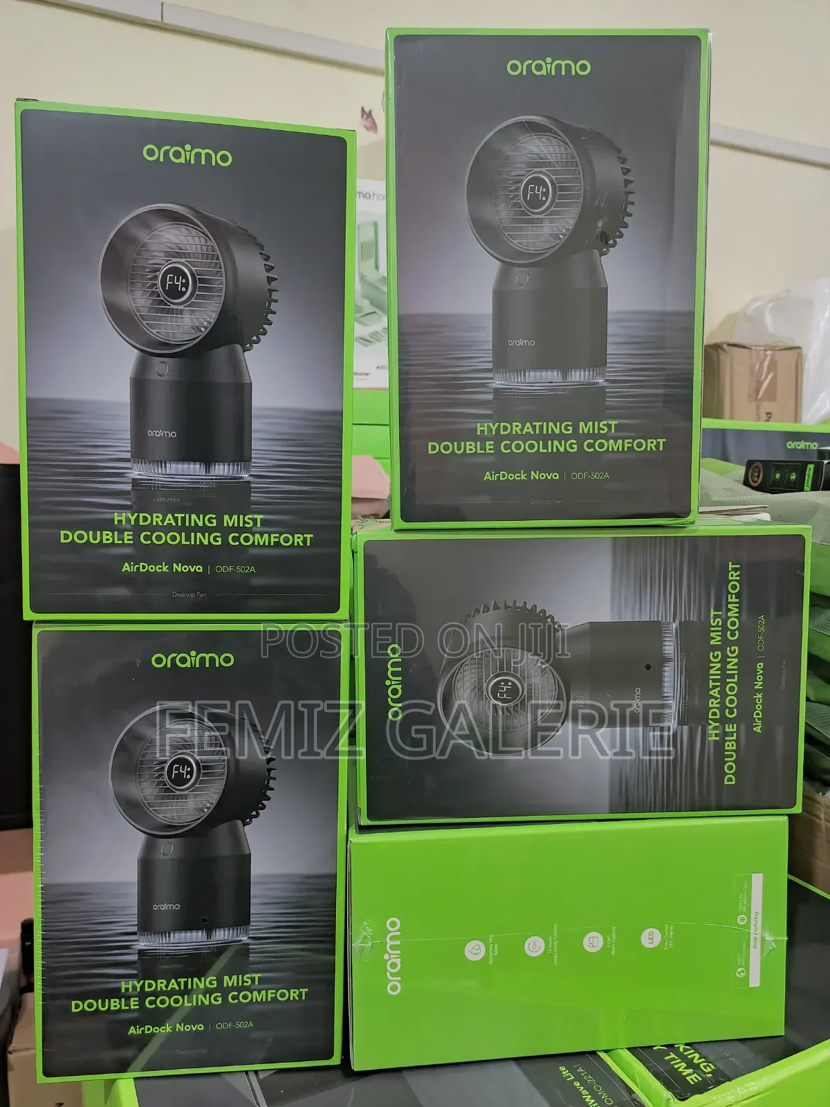 Oraimo Airdock Nova Hydrating Cooling Desktop Fan