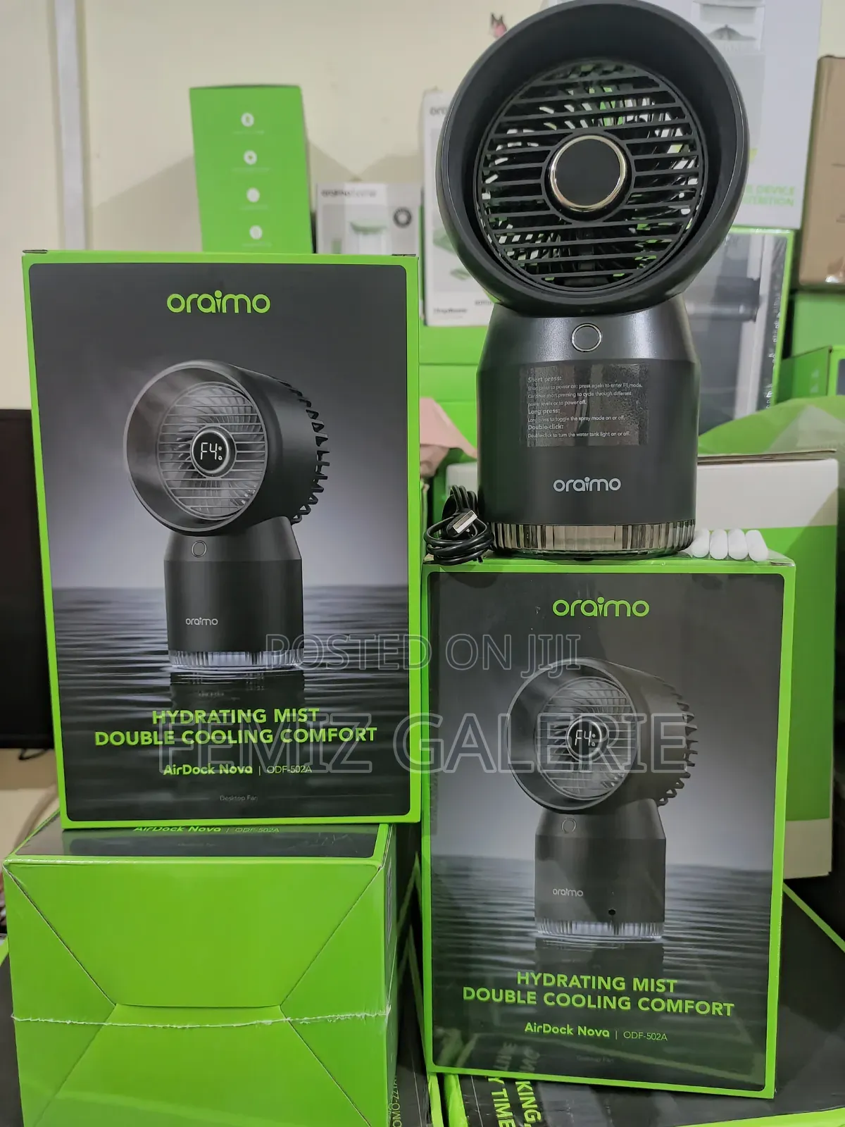 Oraimo Airdock Nova Hydrating Cooling Desktop Fan