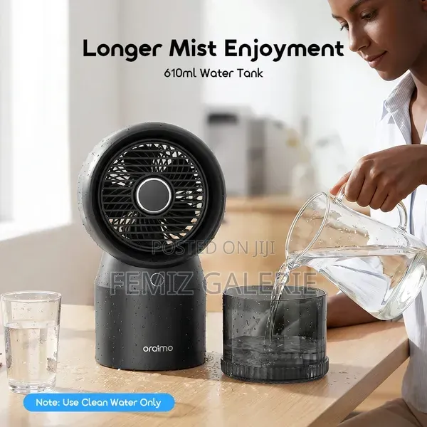 Oraimo Airdock Nova Hydrating Cooling Desktop Fan