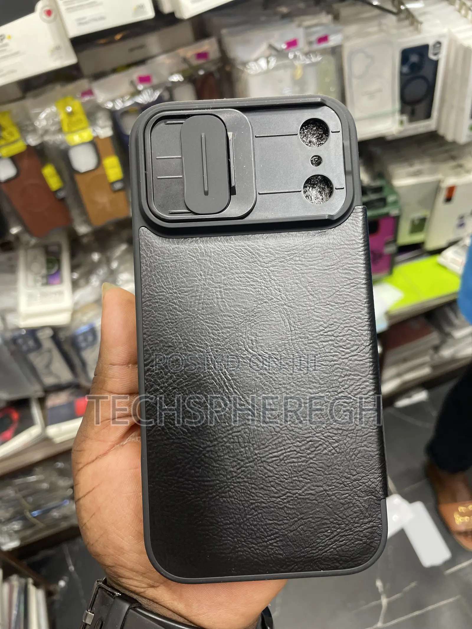 Original Qin Flip Leather Case for iPhone 17 Pro Max (6.9") - New