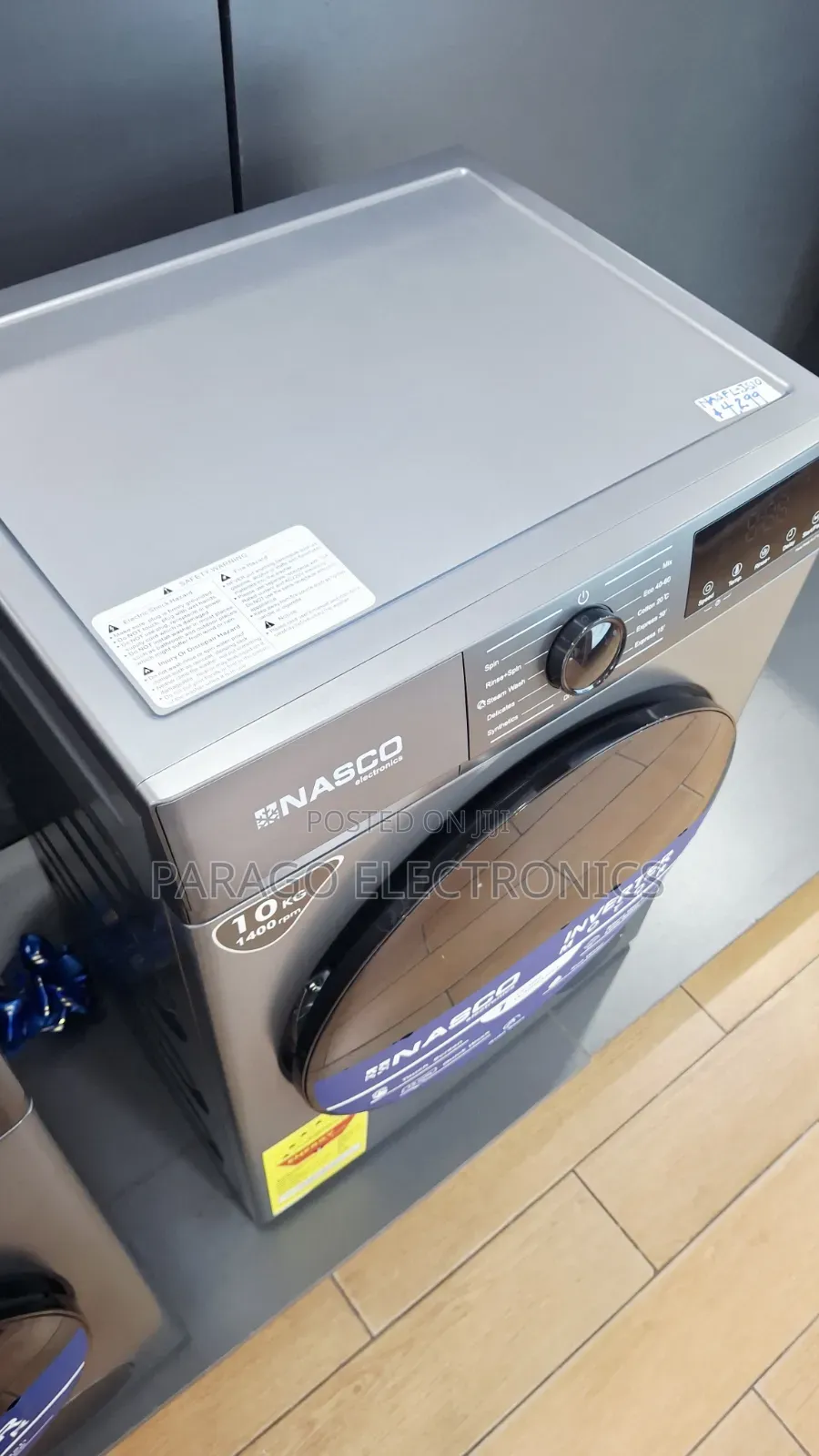 Nasco 10kg Front Load Washing Machine
Nasfl-Js10kg-S