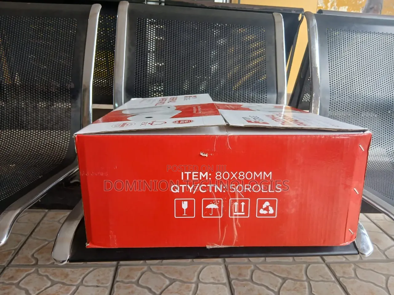 Top Edge 80x80 Thermal Paper 50" Roll