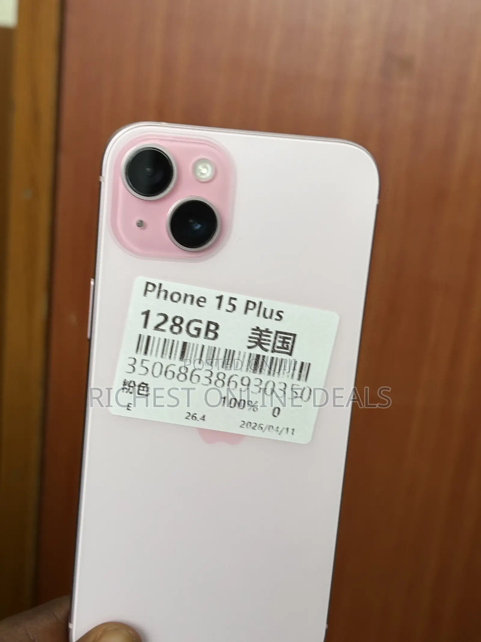 Apple iPhone 15 Plus 128 GB Purple