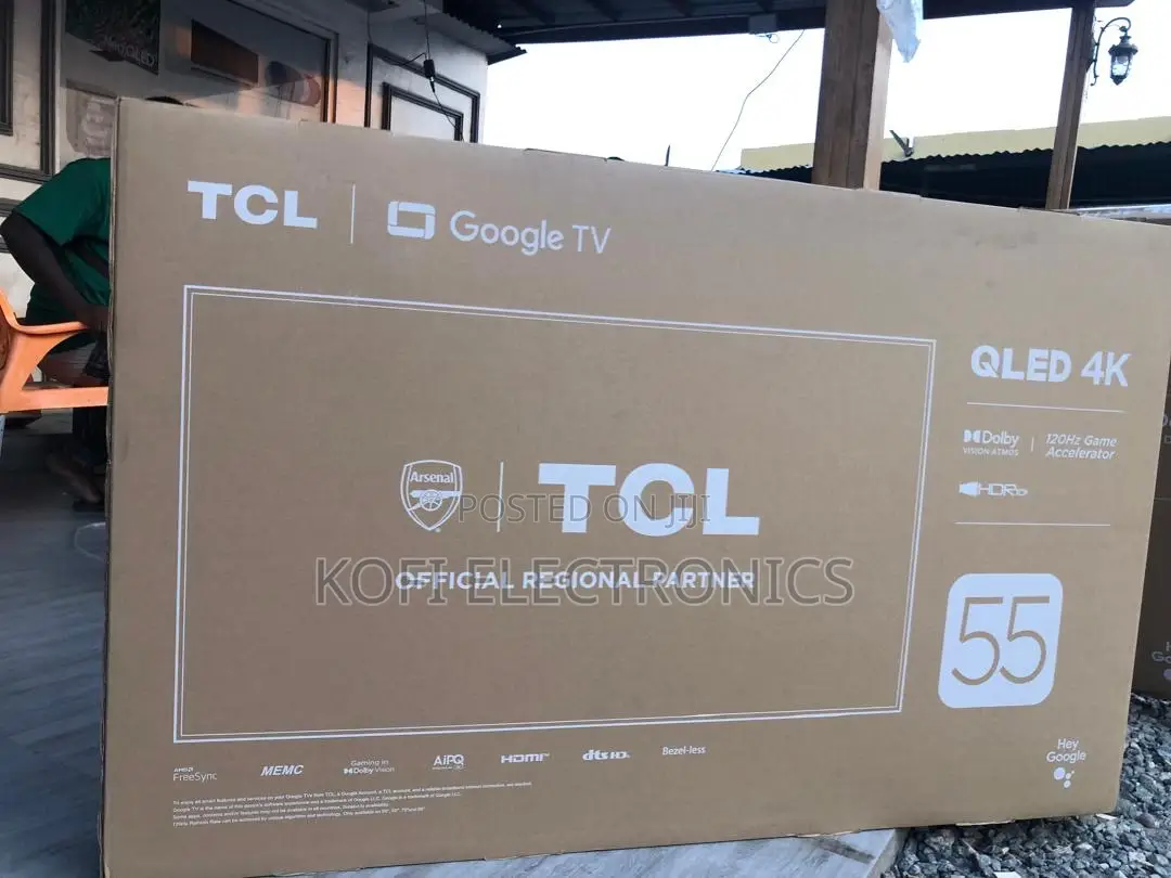 TCL 55” Qled Smart Tv Smooth Viewing Advanced Technology
