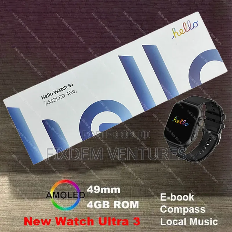 Super Amoled Hello Watch Ultra 5+