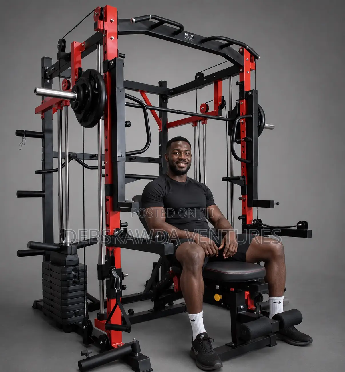Smith Machine Pro With Heavy Duty Bench