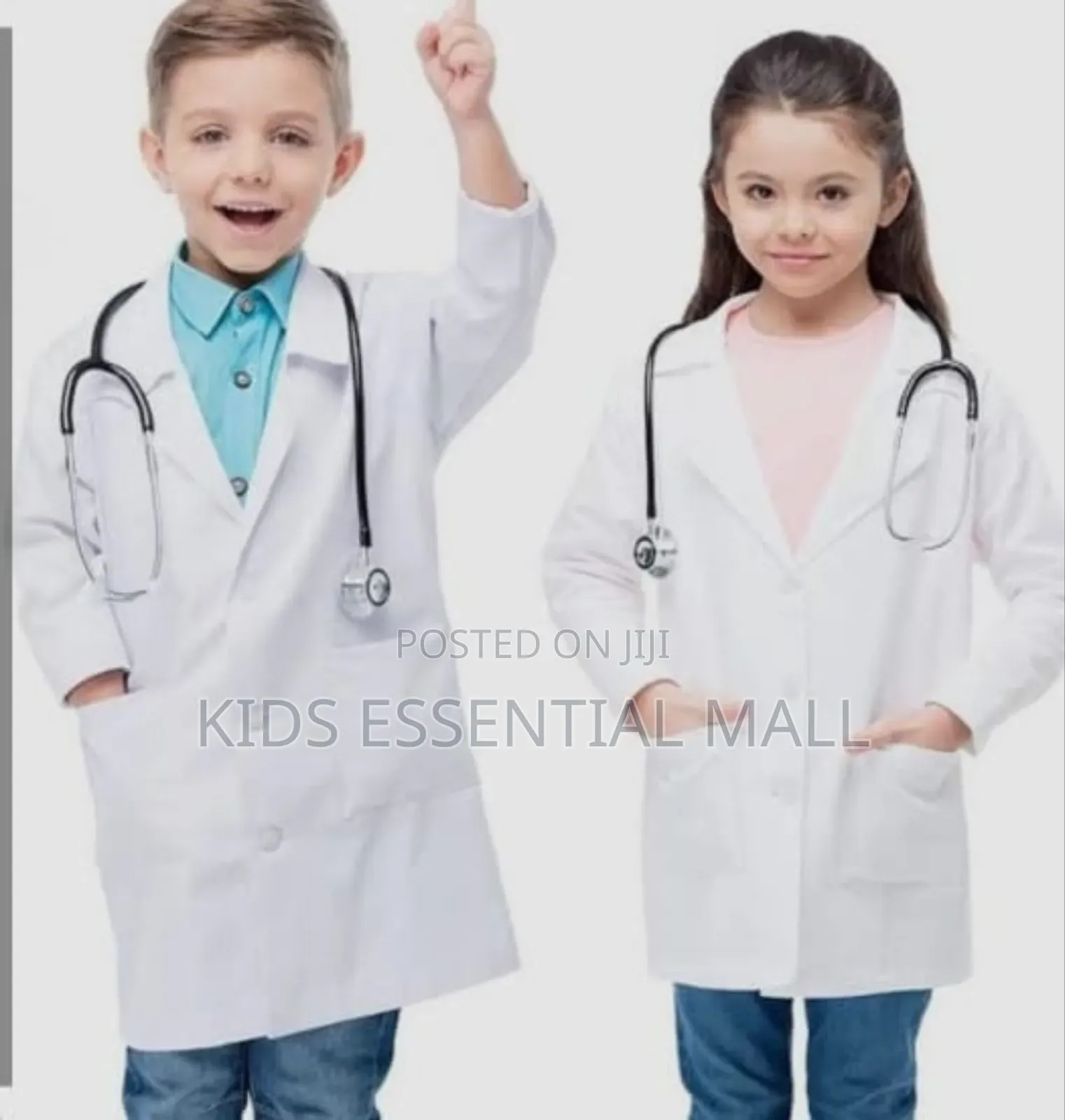Stethoscope and Doctor Coat for Kids