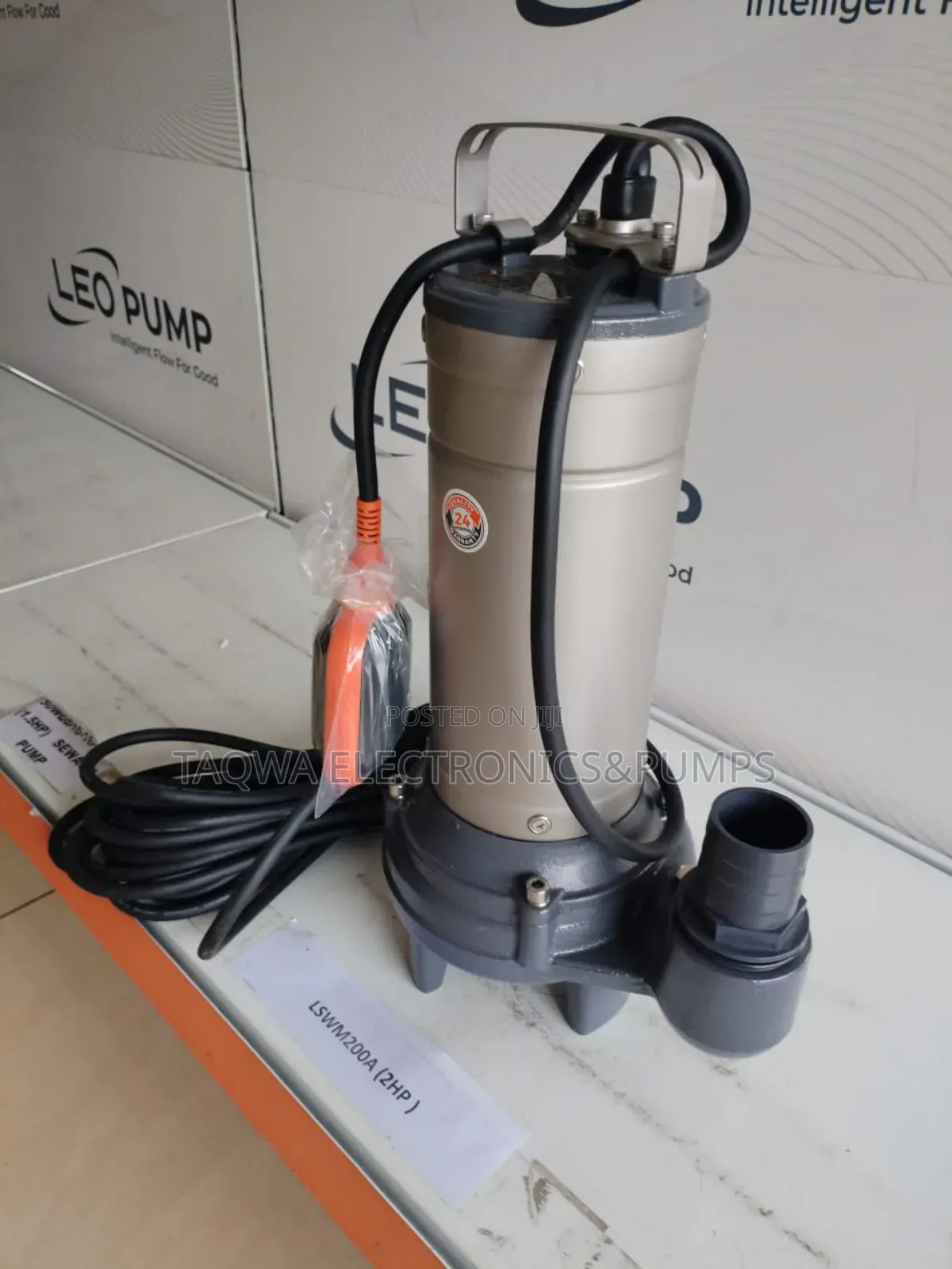 High - Efficient Leo 2hp Sewage Pump