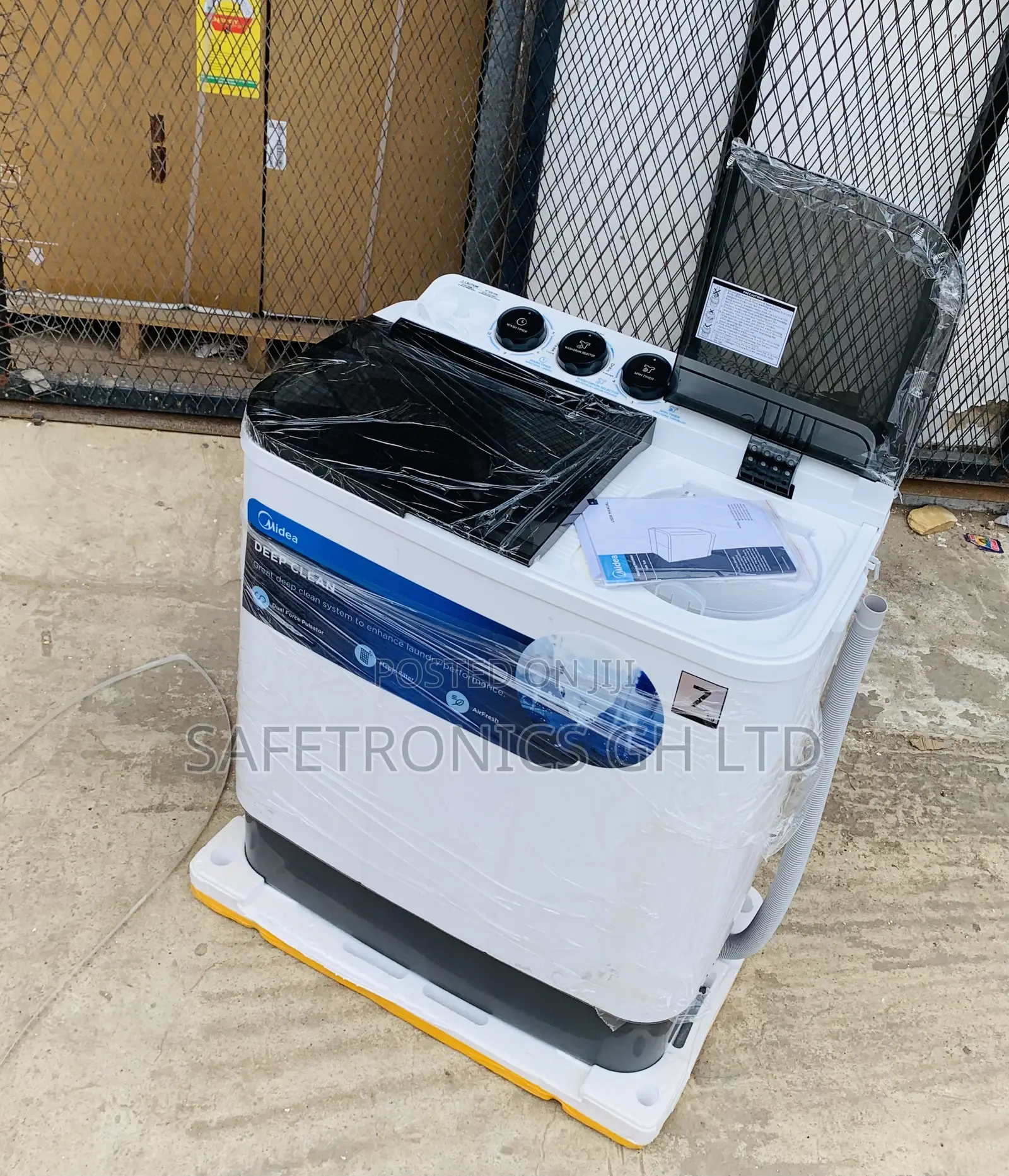 Accurate Premium Midea 7.0kg Semi Auto Washing Machine Mf100w70/W-Gh