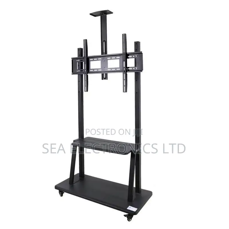 Free Stand Mobile Tv Stand With Trolley 60-100