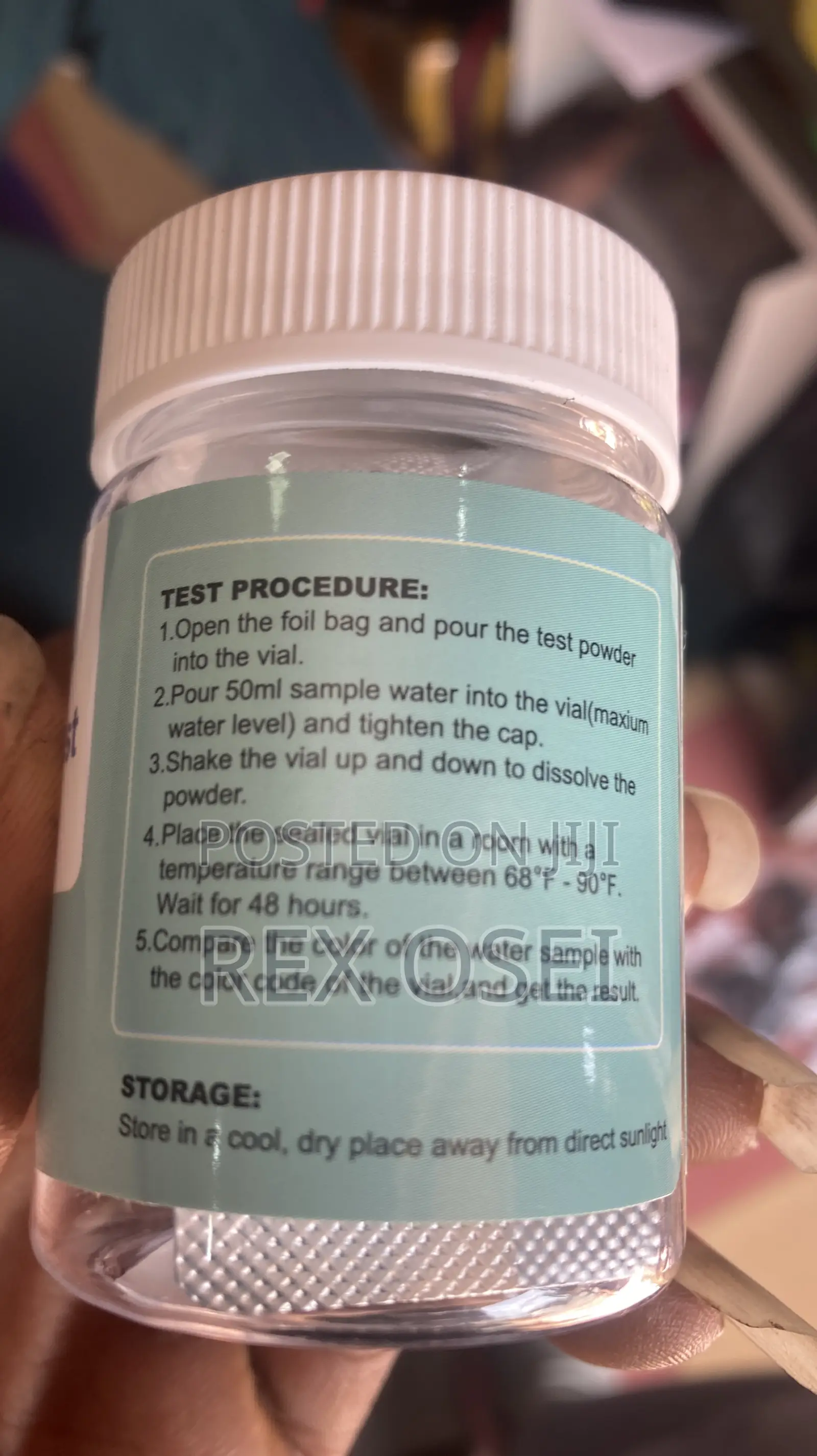 Bacteria Test for Water