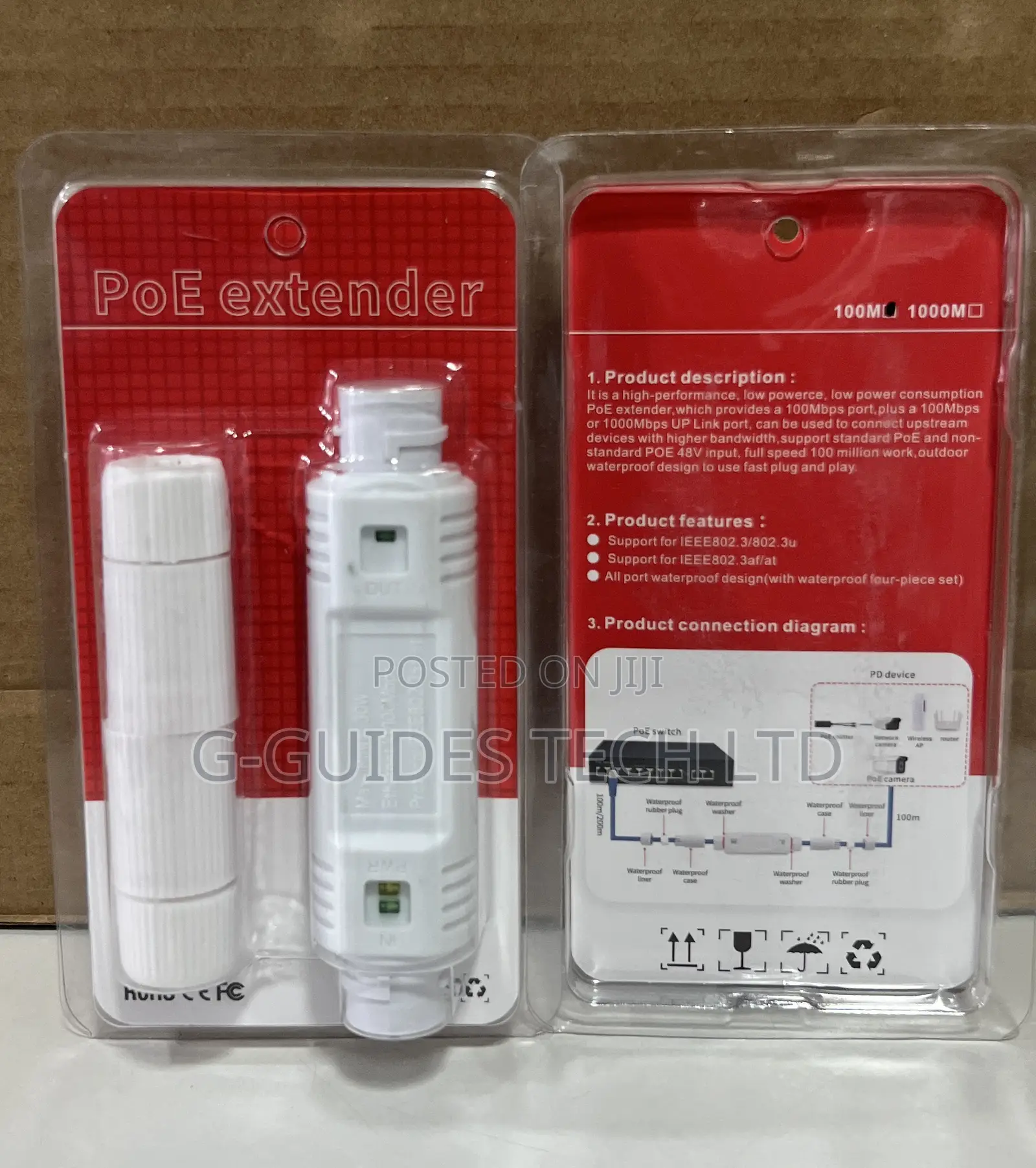 Poe Extender Outdoor, Waterproof Poe Repeater